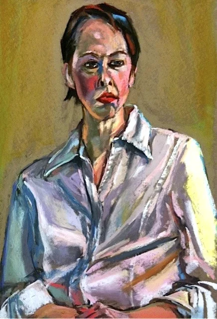 SWEETHEART WOUNDED SOUL - PASTEL ON PAPER