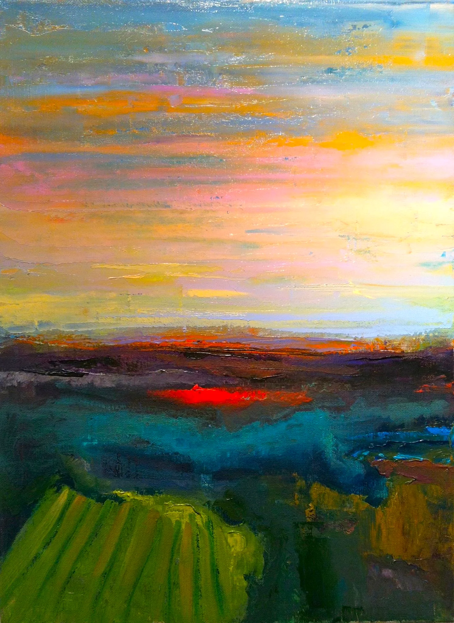 A DAY DREAM - OIL ON CANVAS - 12x16 in
