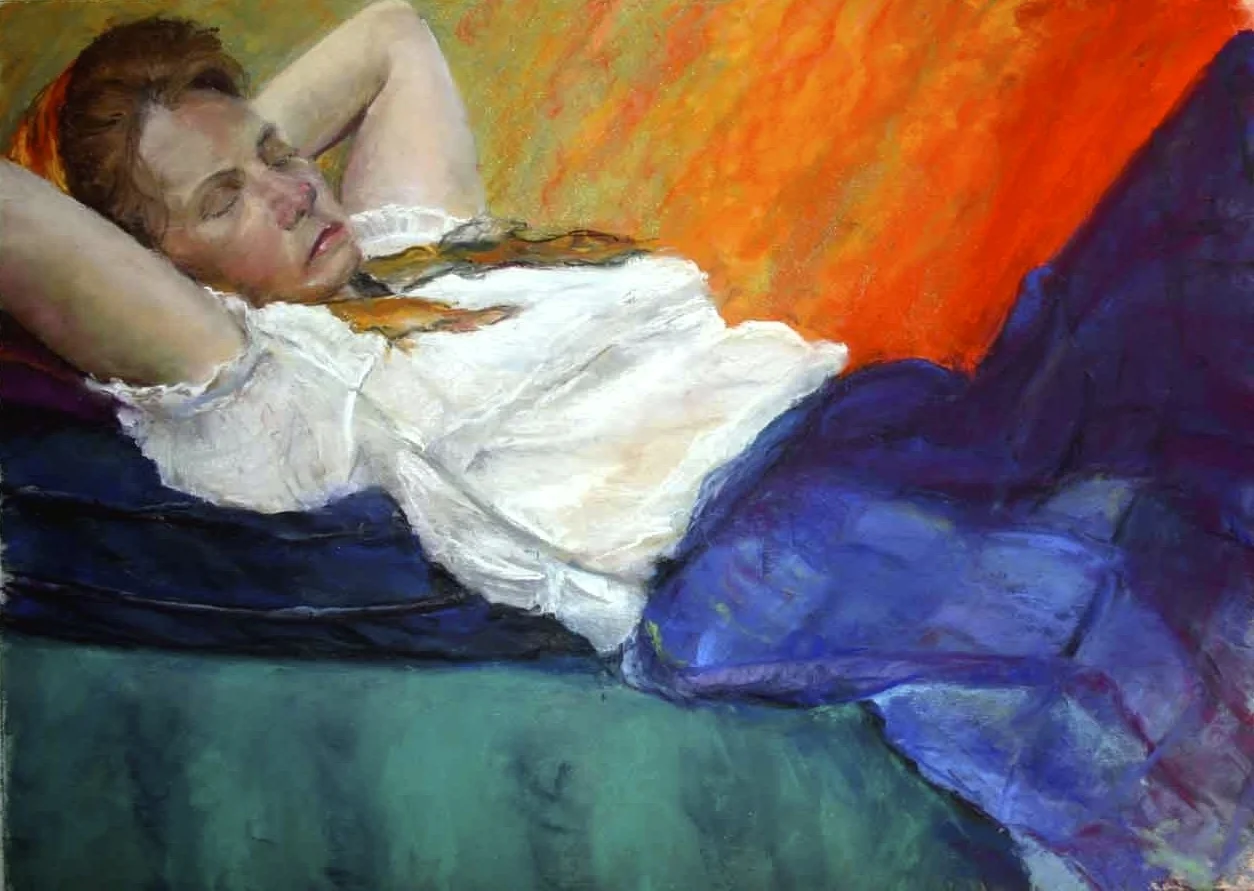 ISHY'S MODEL - PASTEL ON PAPER