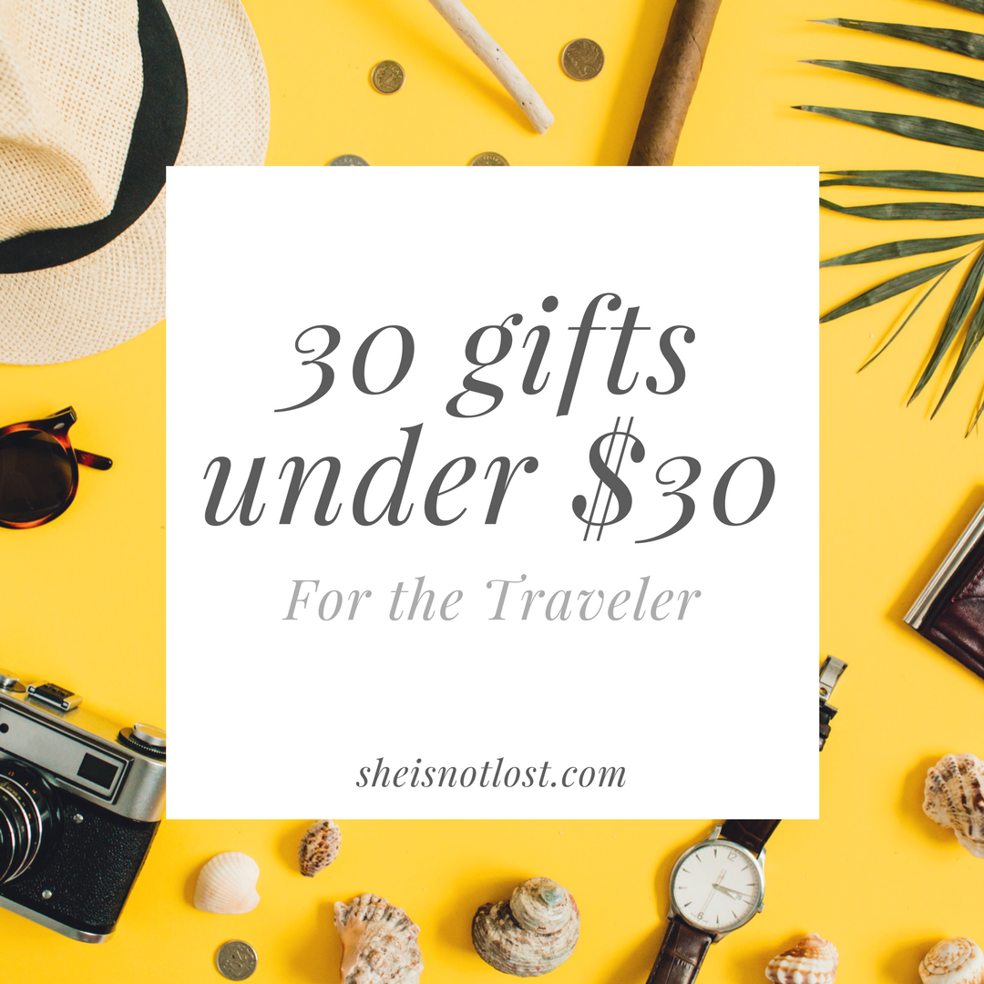Holiday Gift Guide: 30 Gifts Under $30 for the Traveler