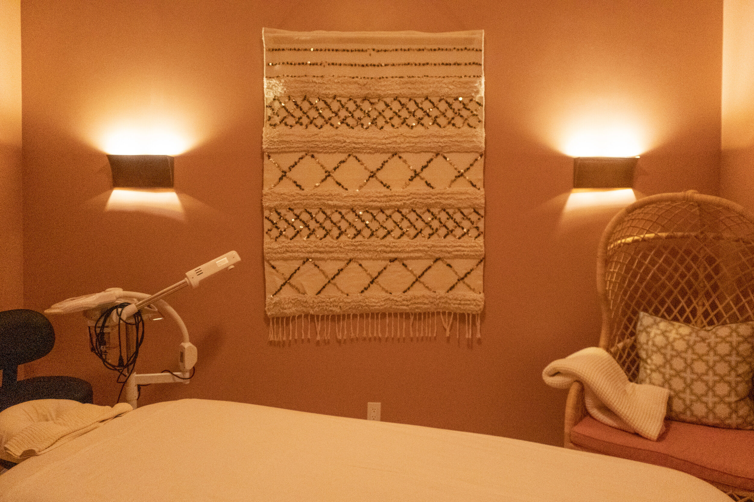   One of the treatment rooms at the Moroccan Spa at Sands Hotel &amp; Spa  