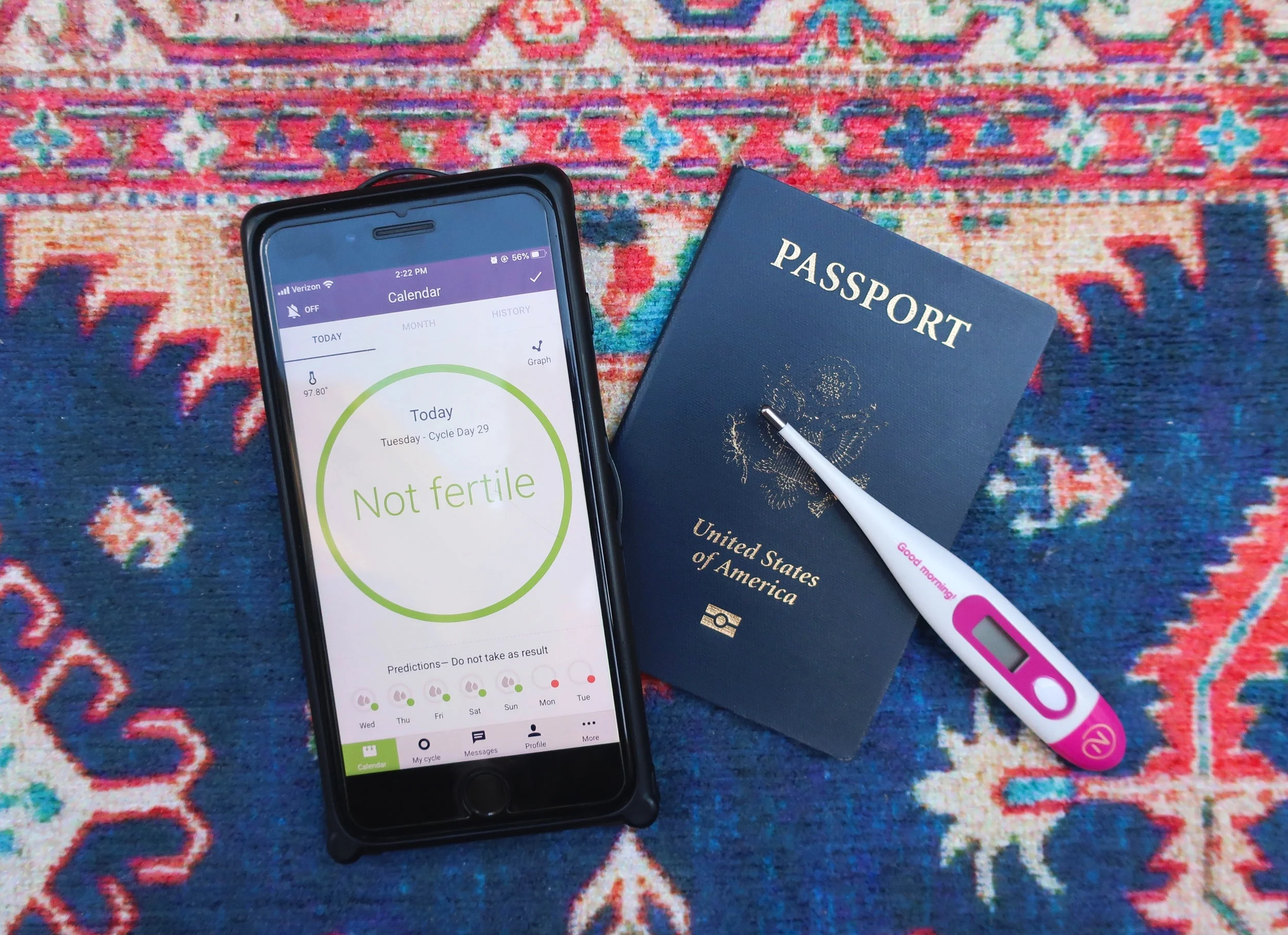 My Experience Using the Natural Cycles App While Traveling