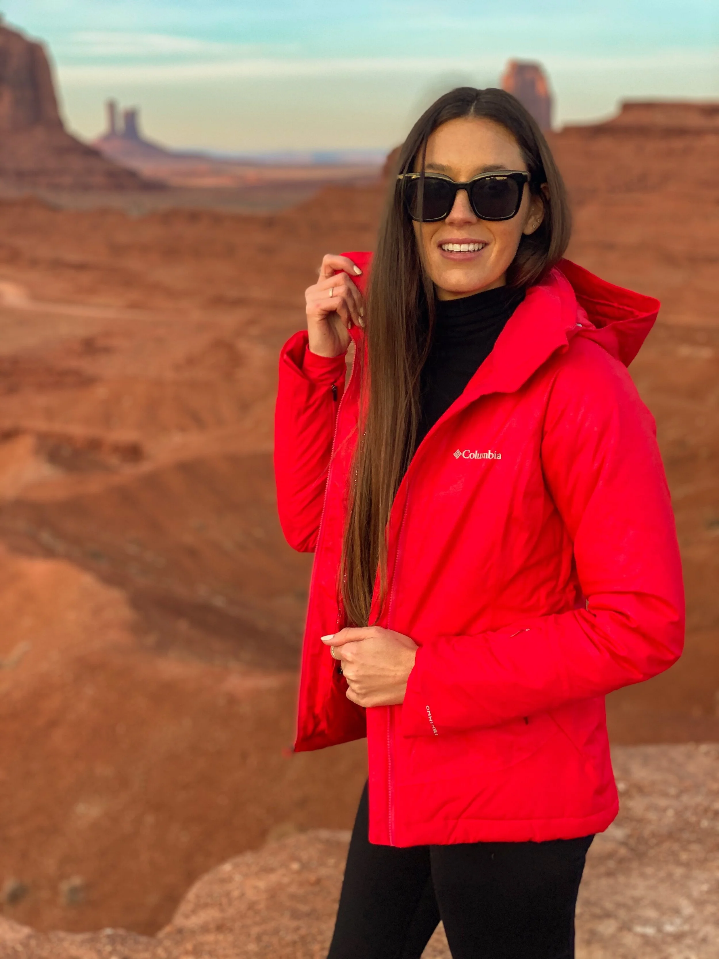 red columbia jacket