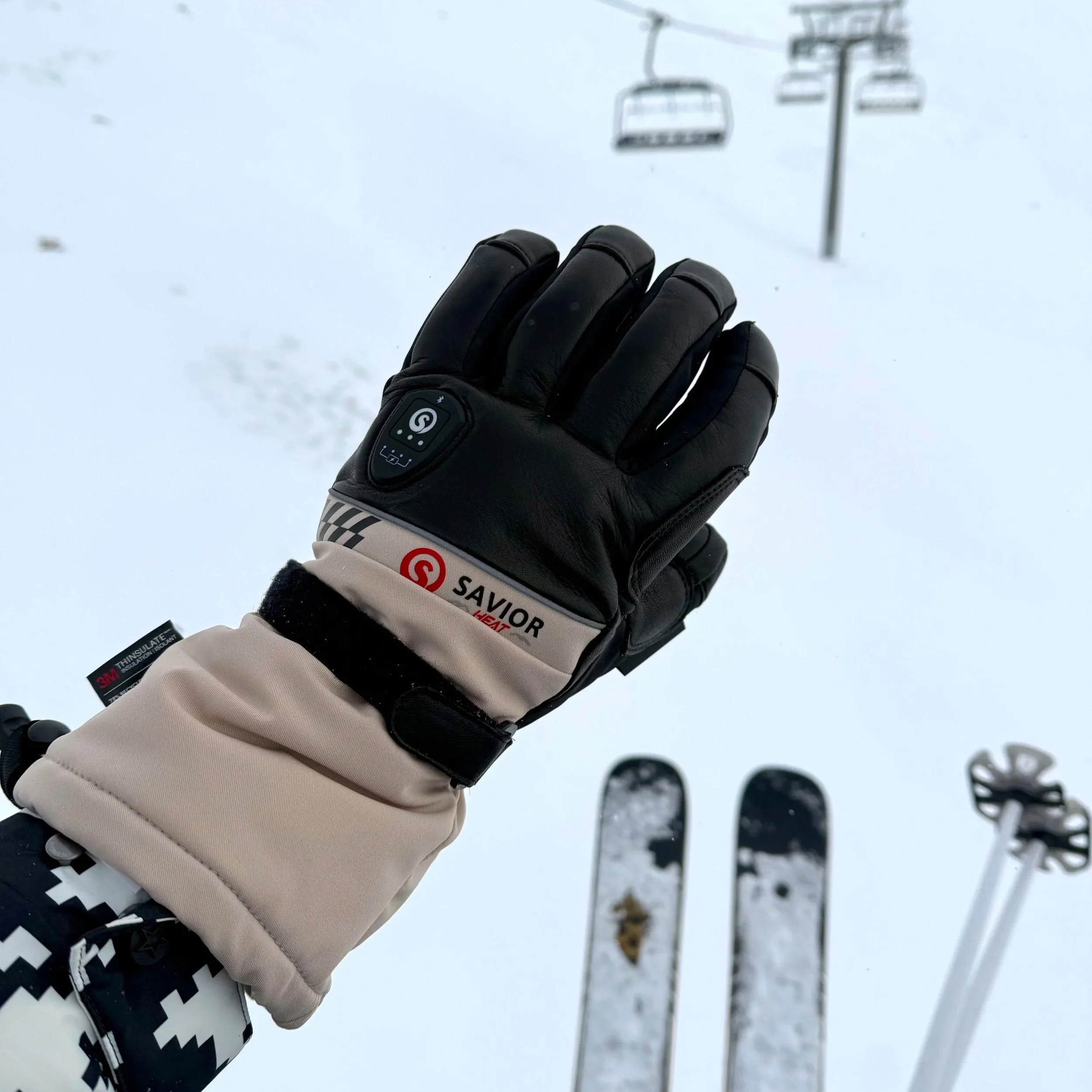 Savior Heat: Rechargeable Heated Ski Gloves