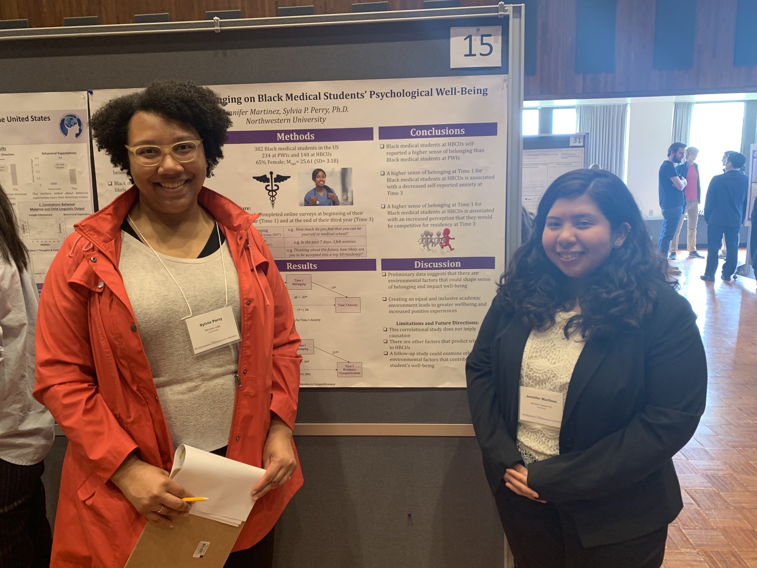 Jenny Martinez presenting her research at the 2019 Undergraduate Research and Arts Expo