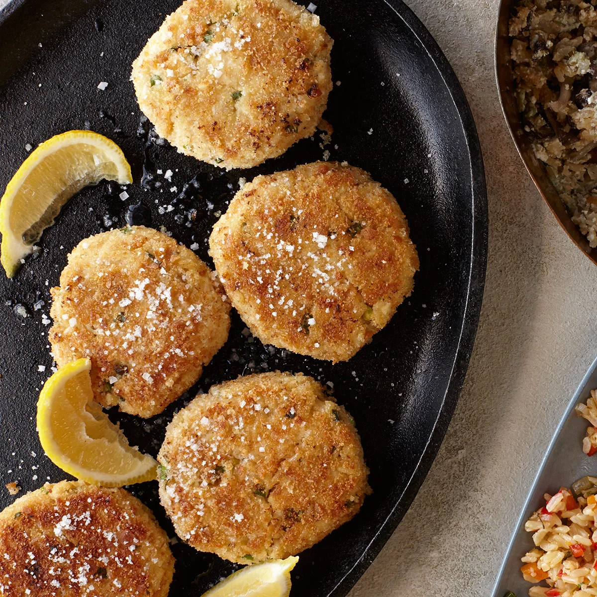 Brown Rice Crab Cakes — Shop Geoffrey Zakarian