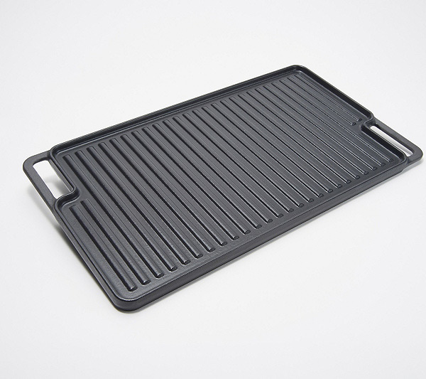 Dual Sided Non-Stick Cast Iron Griddle — Shop Geoffrey Zakarian