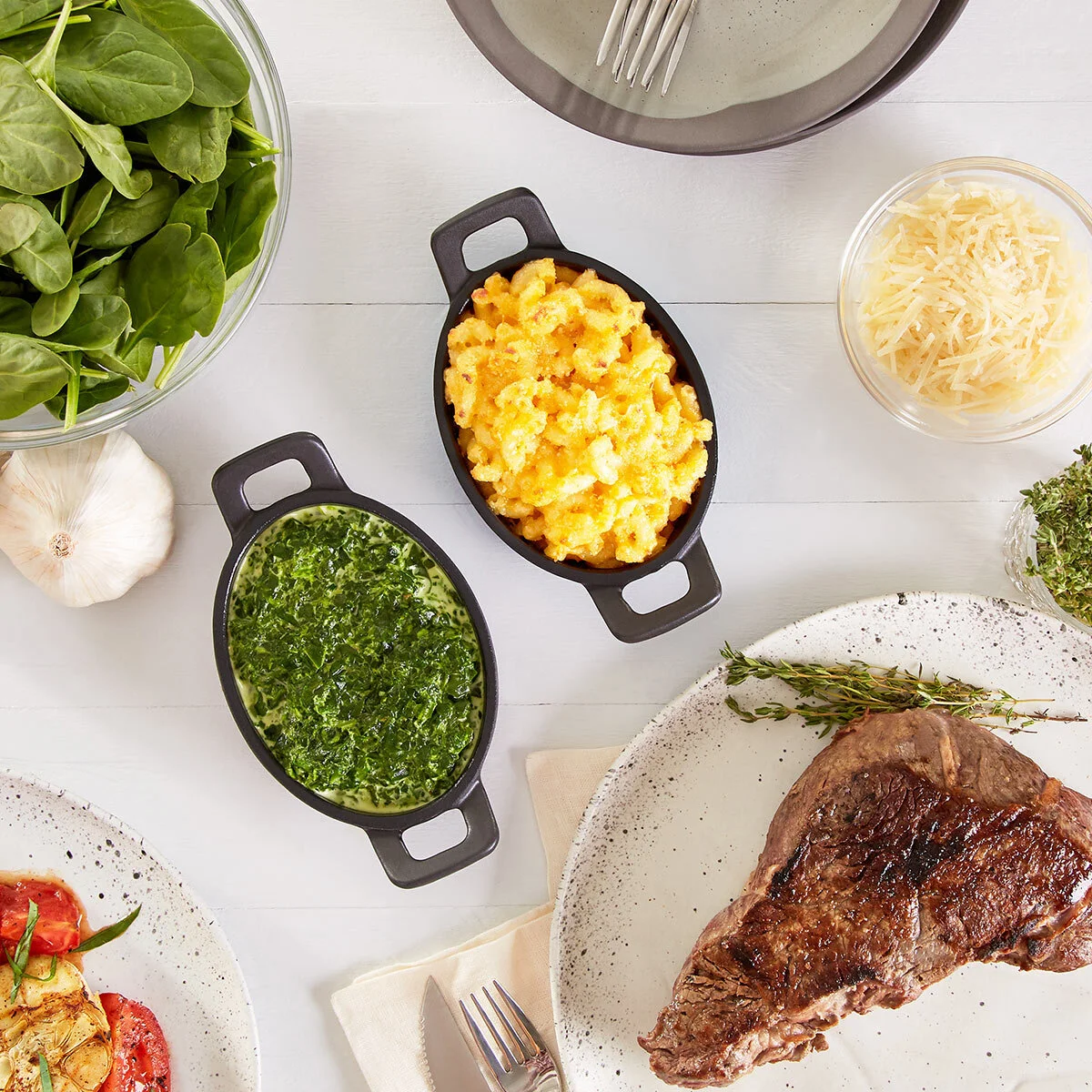 Mini NonStick Cast Iron Au Gratin Pans — Shop Geoffrey Zakarian