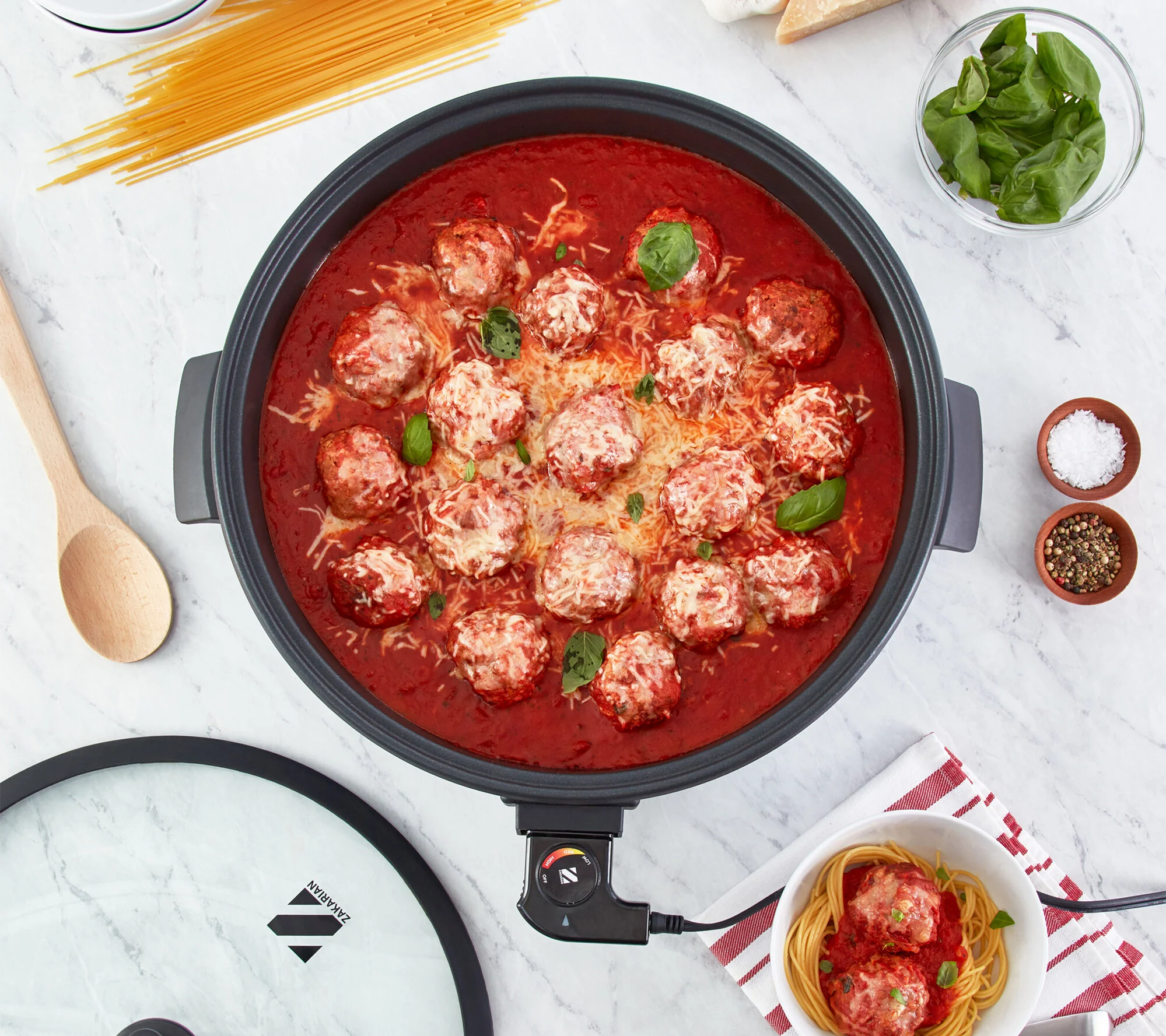 14" Nonstick Rapid Electric Skillet — Shop Geoffrey Zakarian