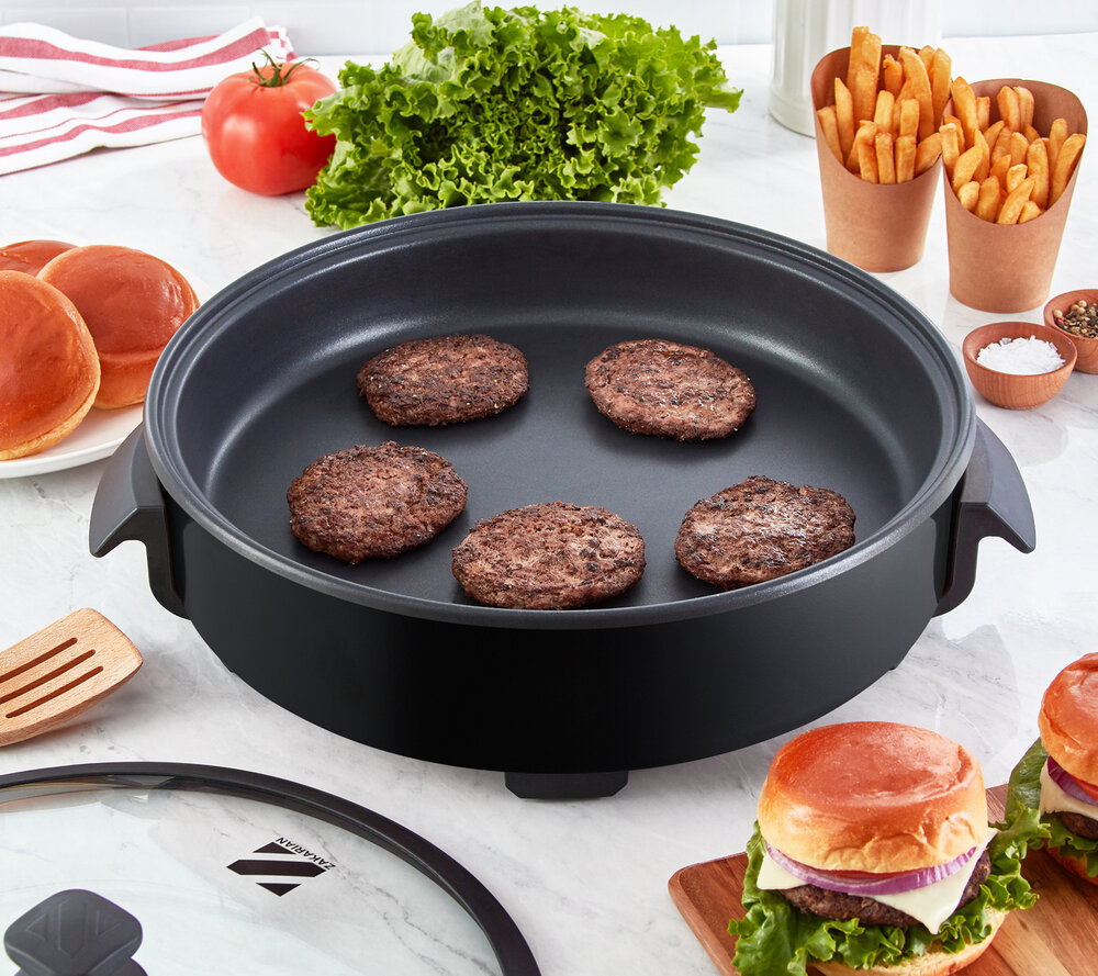 8 Nonstick Electric Skillet with Glass Lid