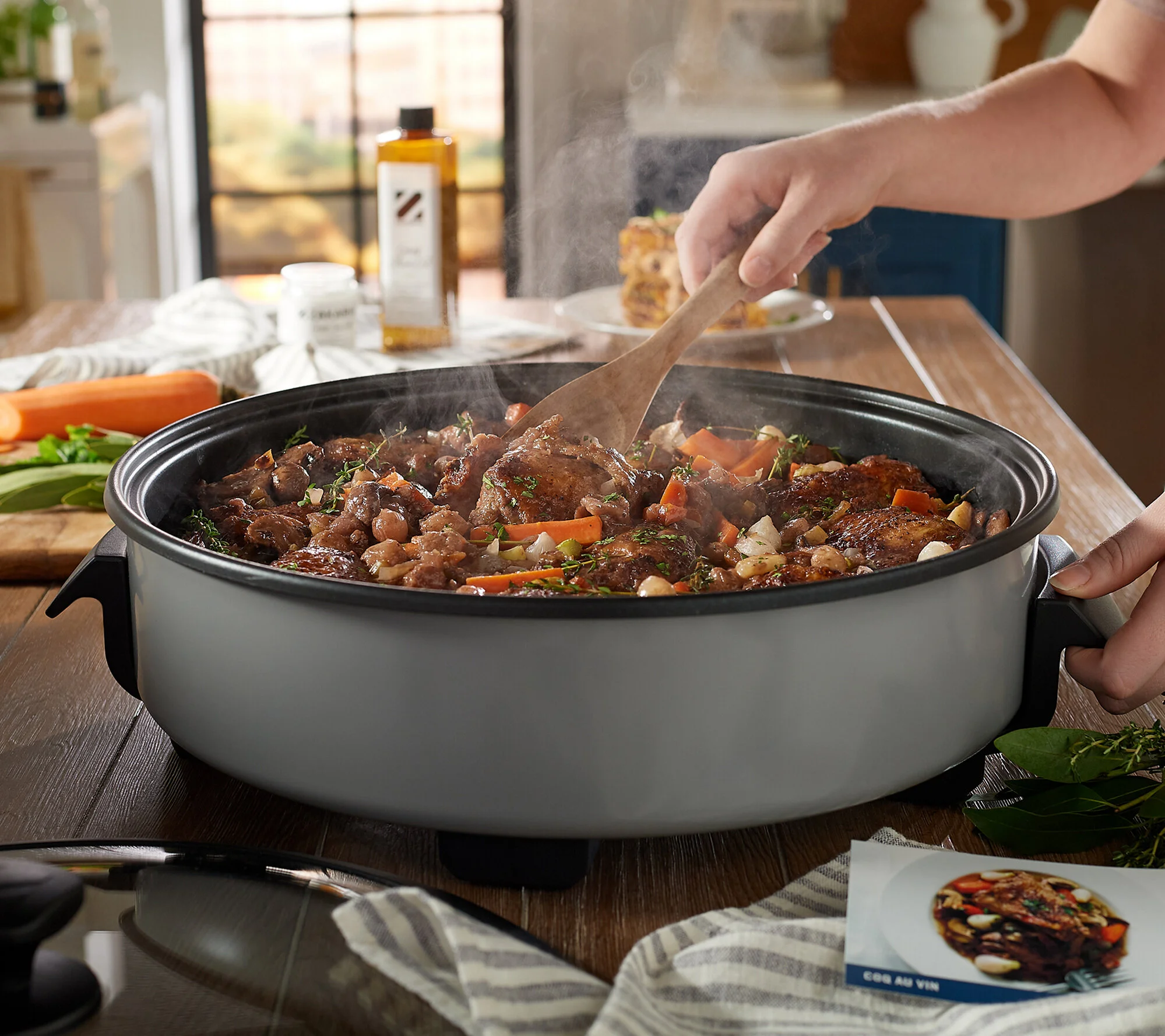 14" Nonstick Rapid Electric Skillet — Shop Geoffrey Zakarian