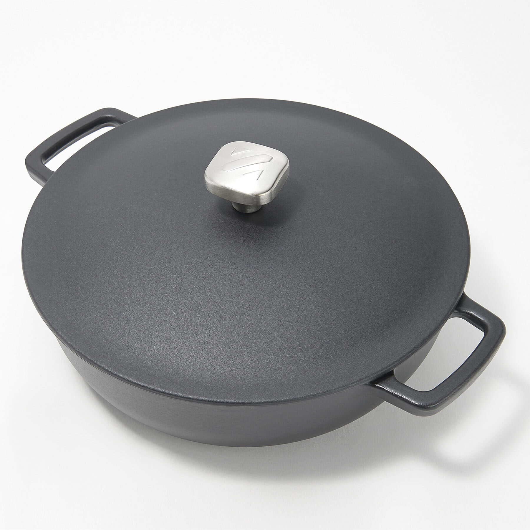 Kitchen HQ 4.5-Quart Cast Iron Nonstick Braiser