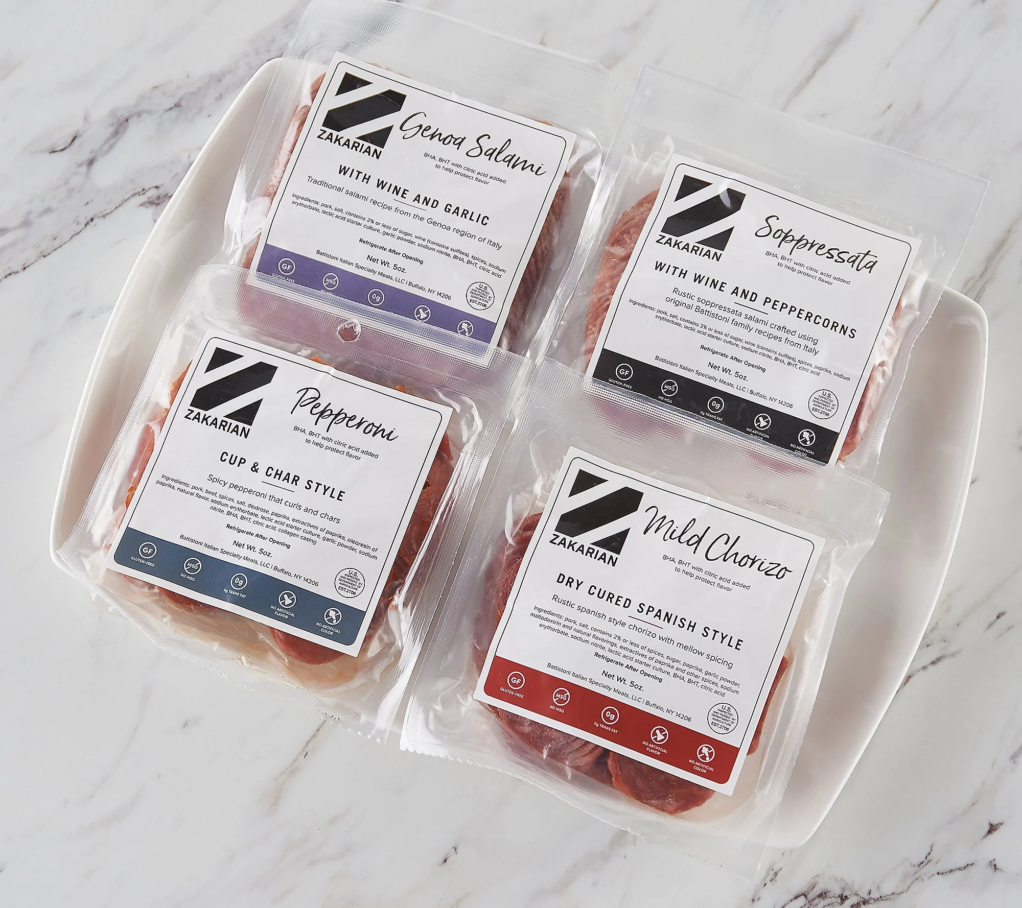 Sliced Salami & Pepperoni Variety Pack — Shop Geoffrey Zakarian