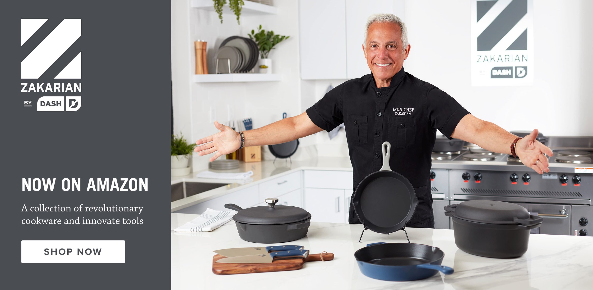 Dual Sided Non-Stick Cast Iron Griddle — Shop Geoffrey Zakarian