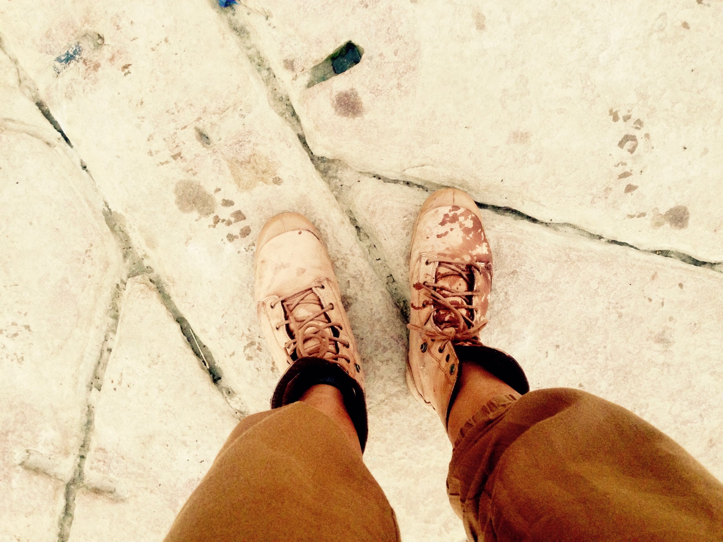Got Ganges water on my shoe