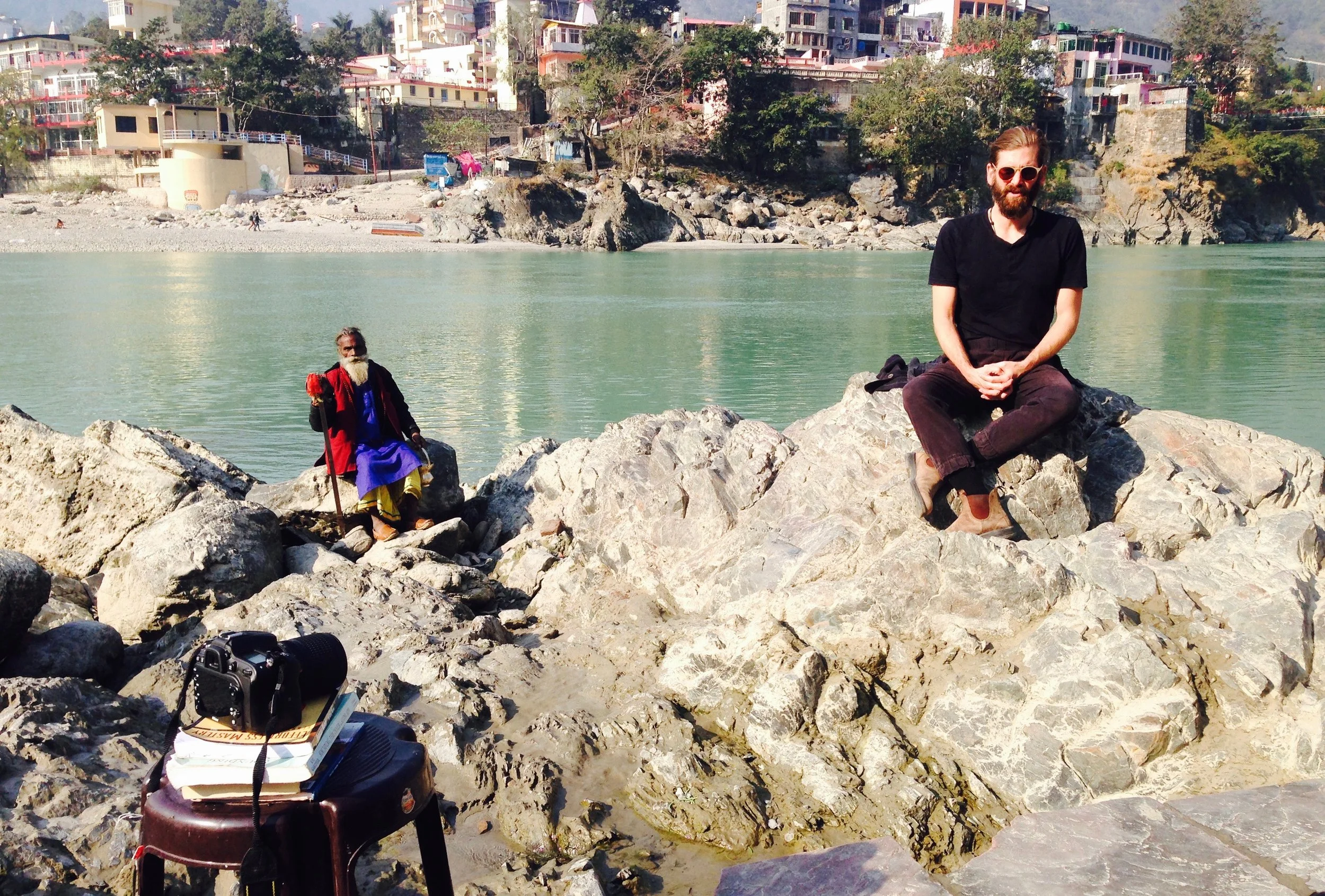 He also crashed our film set, as I was trying to interview Wylie for 'Experiments with Living'