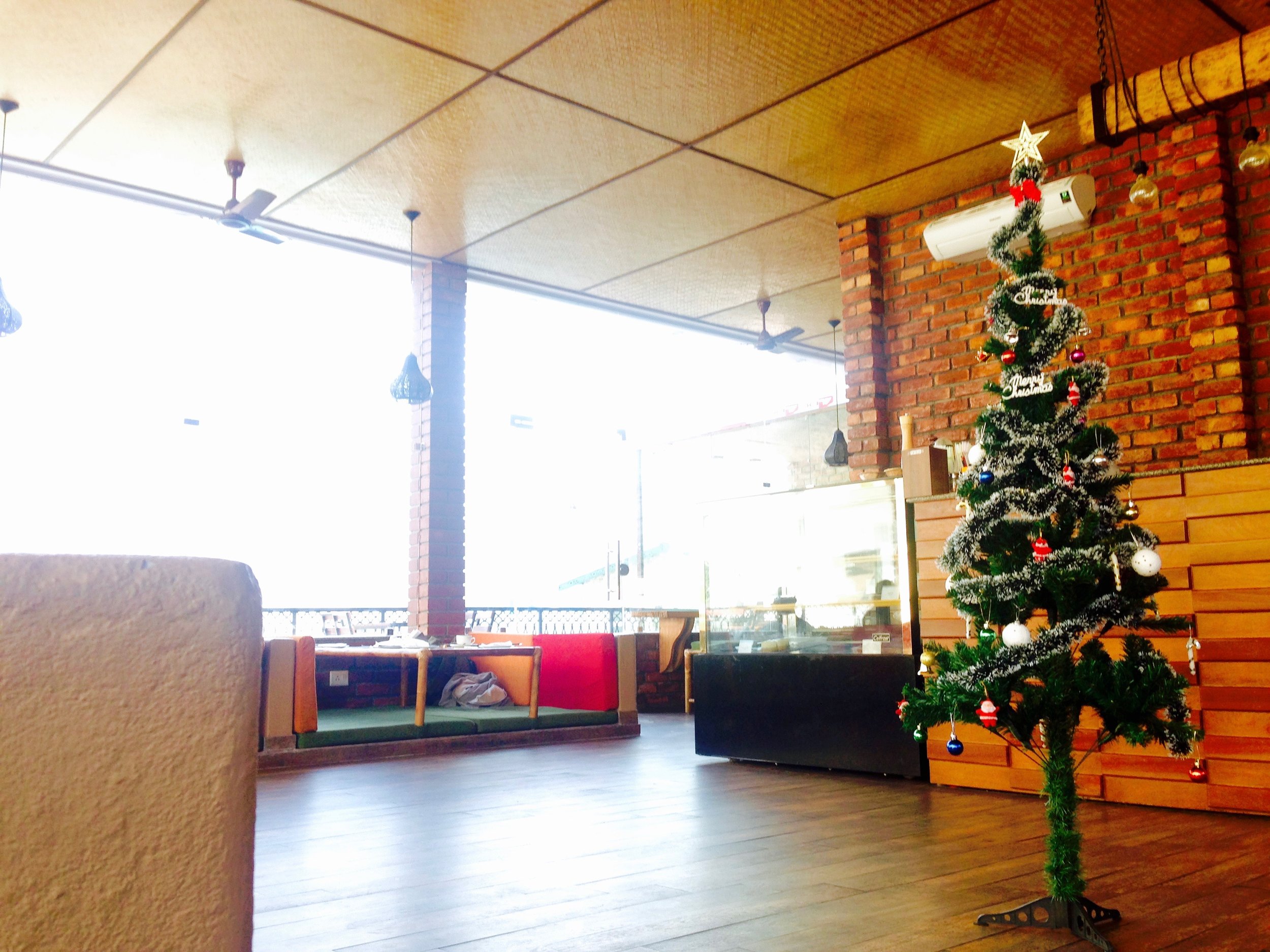 Awkward Christmas tree sighting in the middle of Pure Soul. What's a tree without the presents??