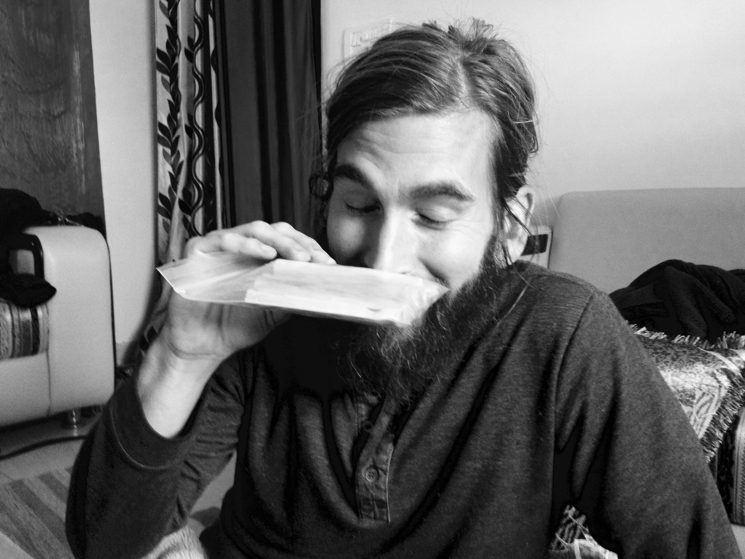 Smelling palo santo for the first time in months
