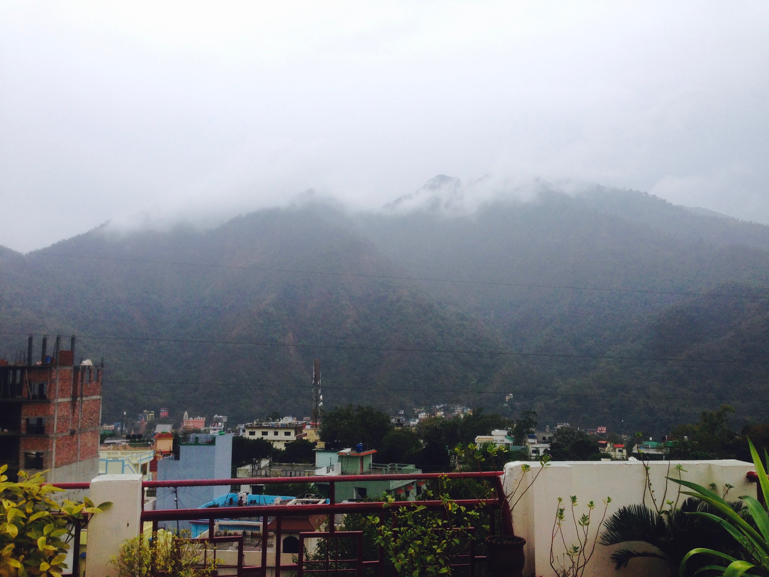 Final day at the ashram was a rainy one. Apparently on rainy days, there is less of a chance of getting sick because all of the dust settles. Good to know Yogi Ram <3