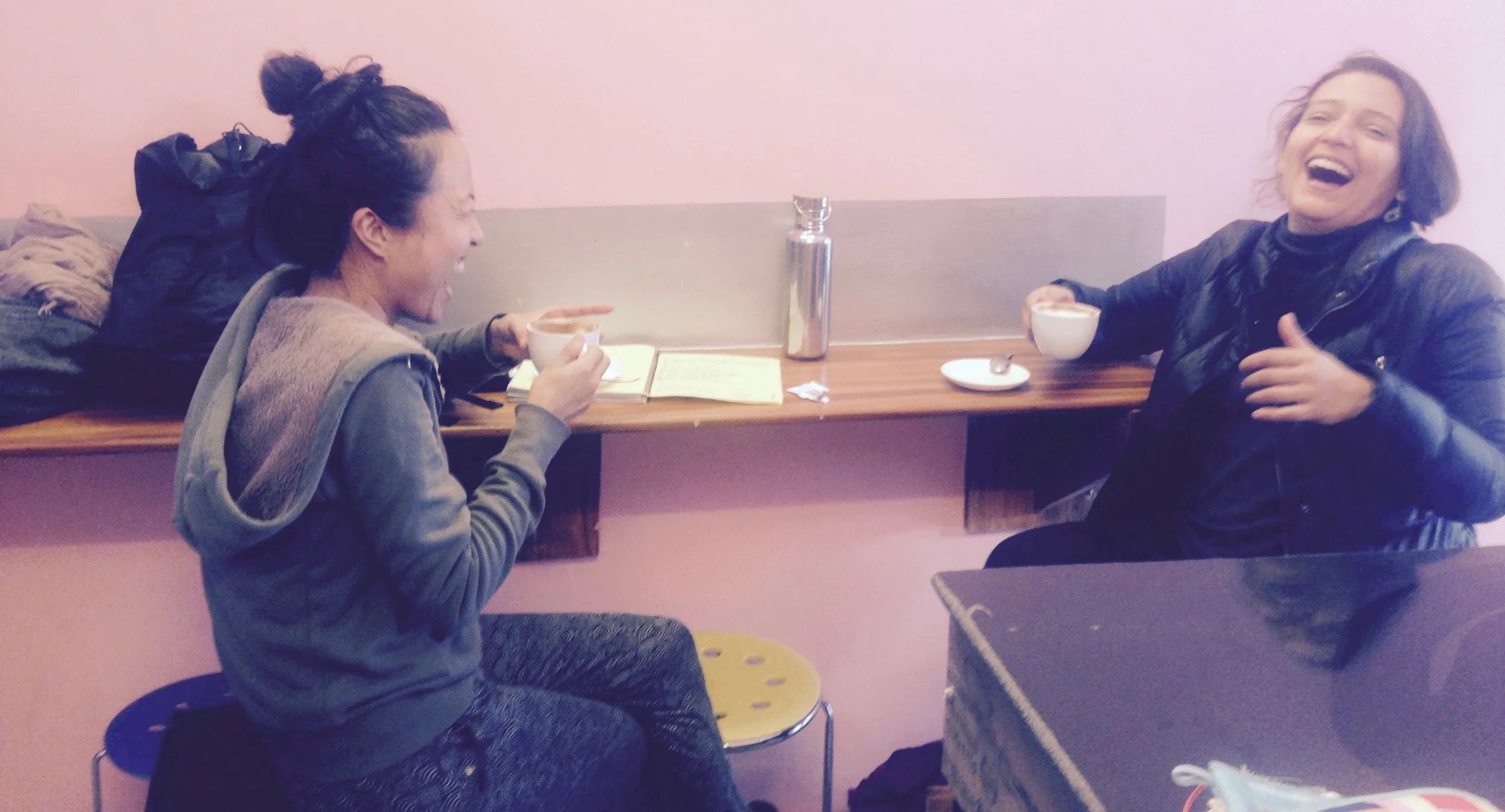 Luana and I had two things in common - same cappuccino cravings and juicy belly laughs :)