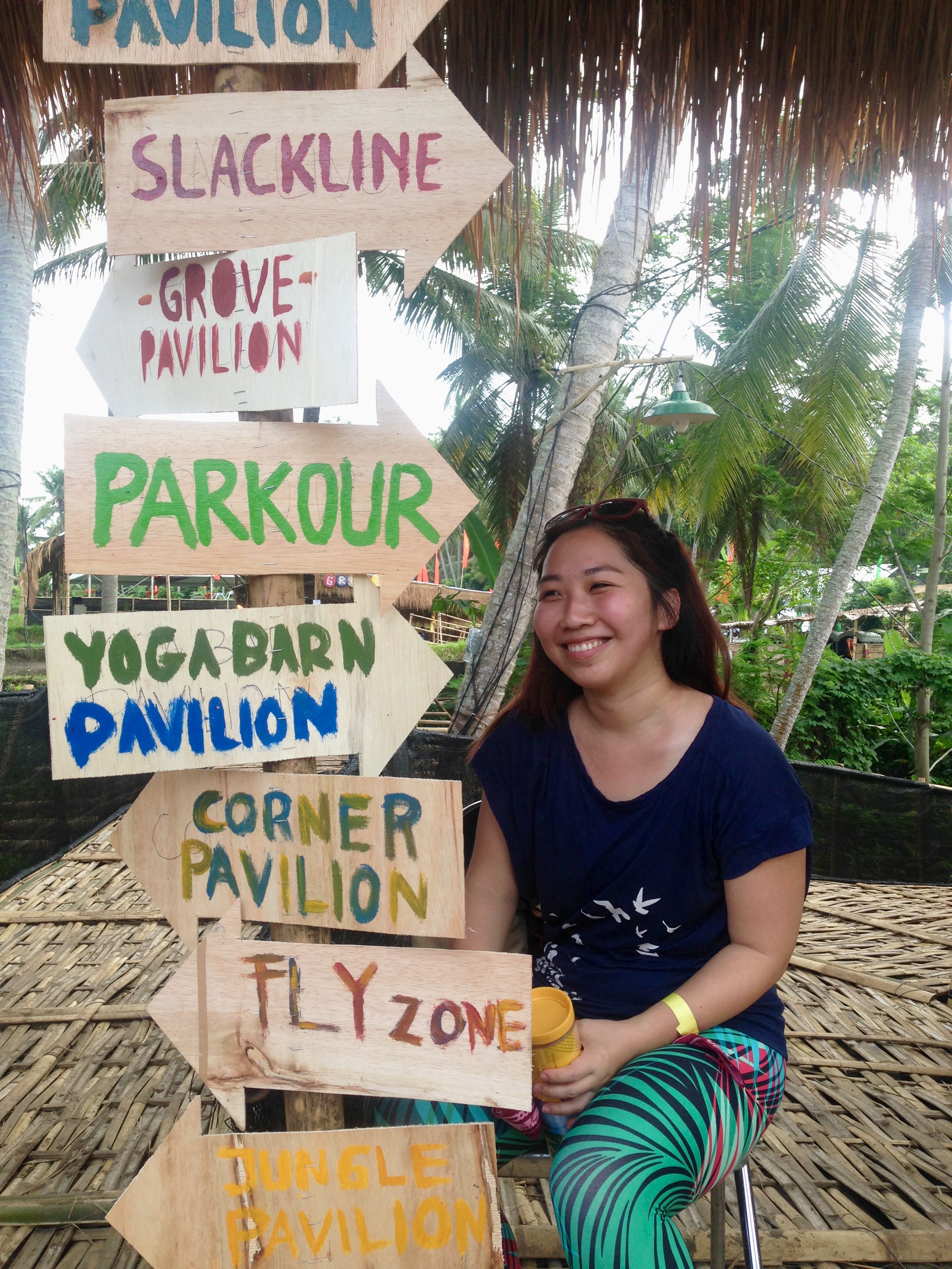 Fenella (welcome team partner in crime from Jakarta) holding down the fort!
