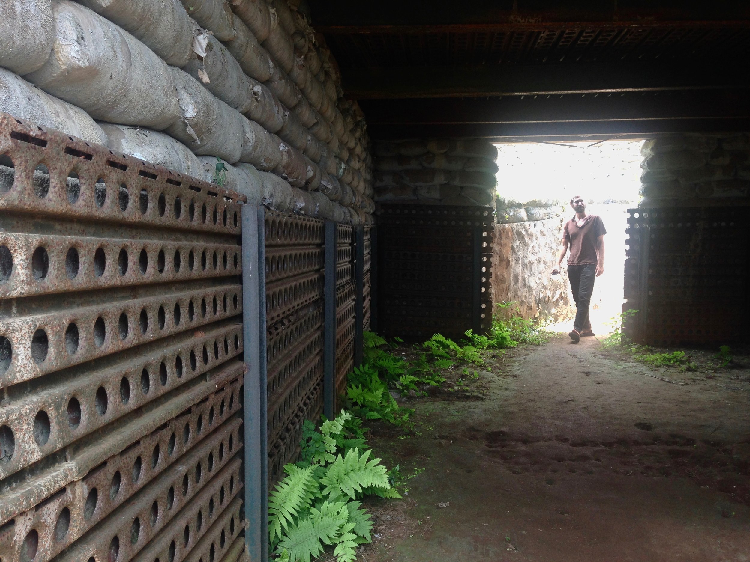 Recreated bunkers 