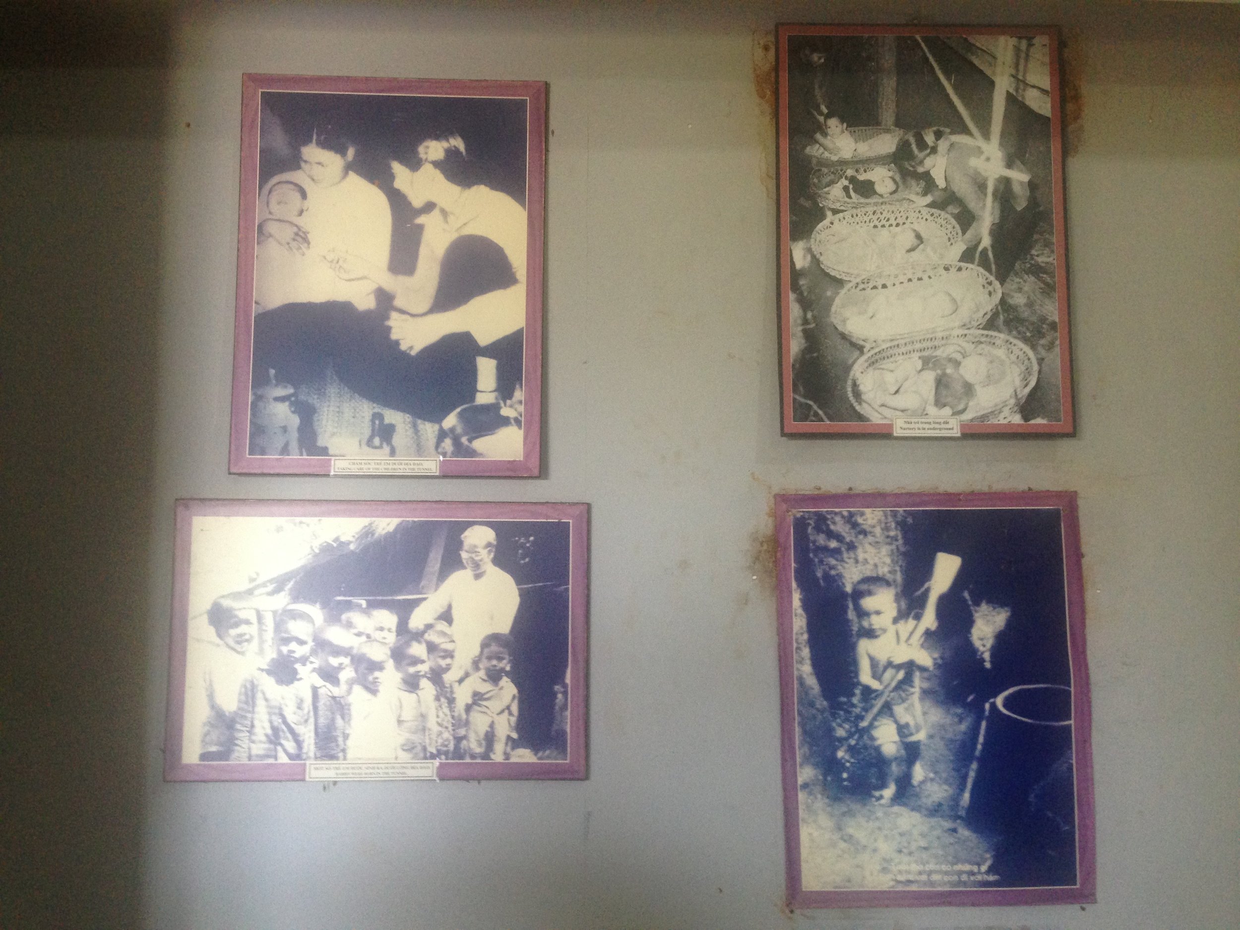 Photos of the babies born inside the Vu Chi tunnels of Hue - imagine, women didn't have the proper medical facilities or anesthesia to give birth, but they powered through it like the real warriors they were.