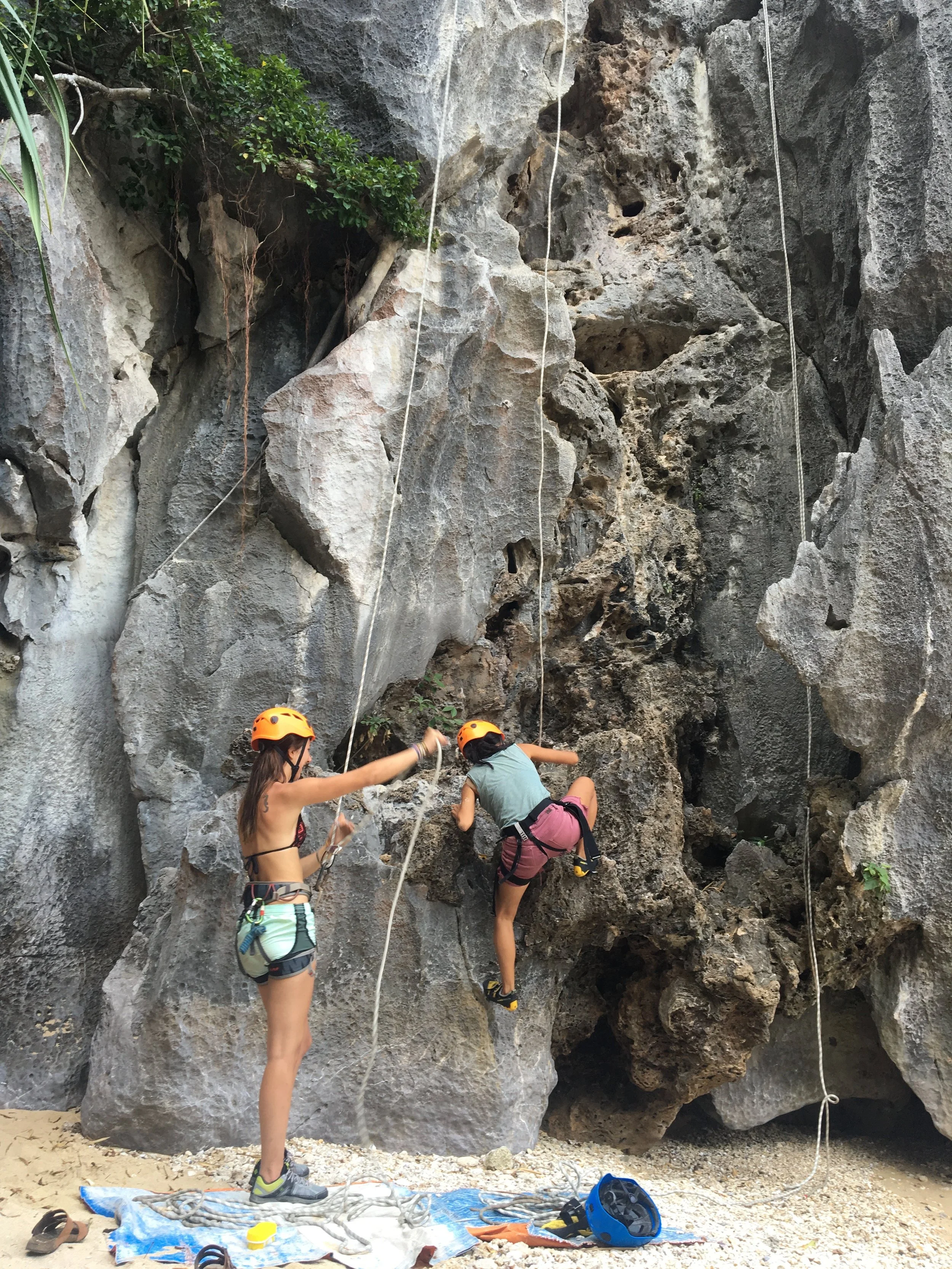 Embracing the awkwardness of climbing for the first time in over a year 