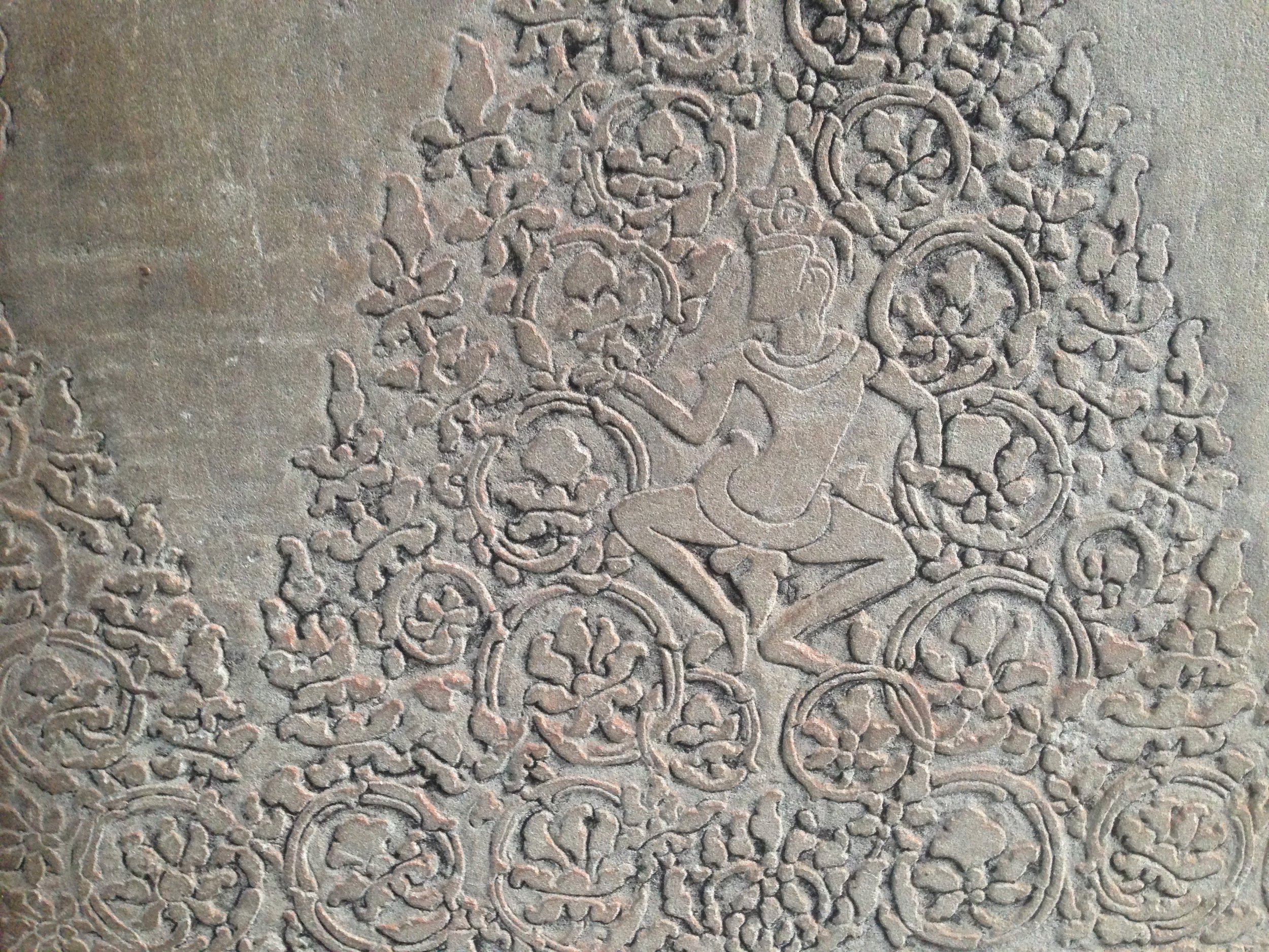 Angkor Wat wall designs - ode to the temple goddess?