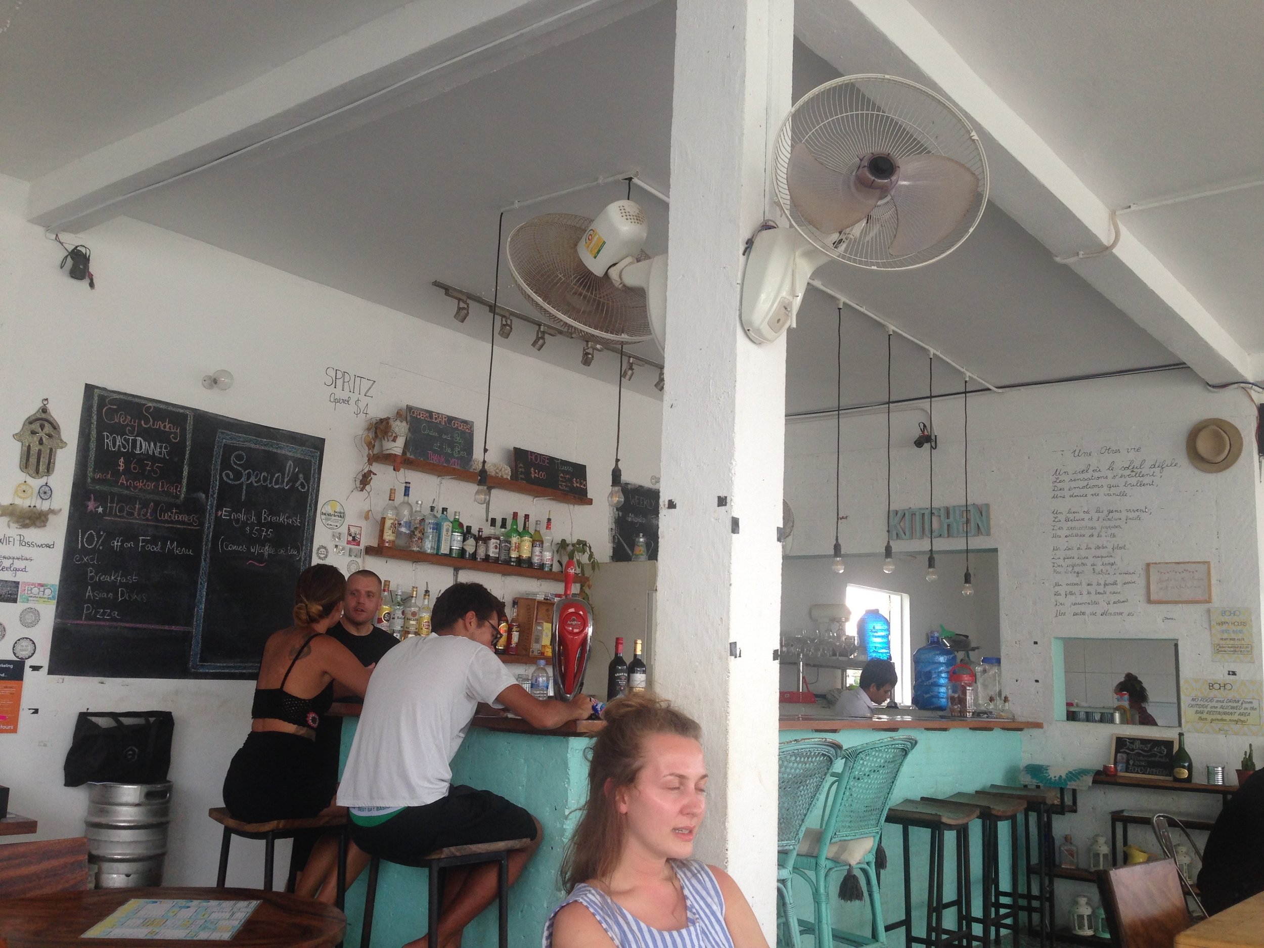 Cafe vibes inside BOHO
