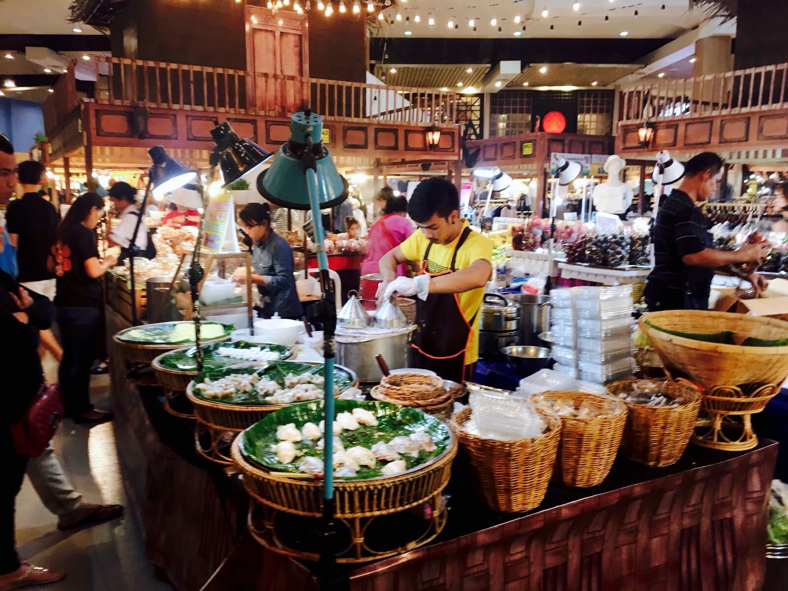Some other mall going strong with indoor night market vibes 