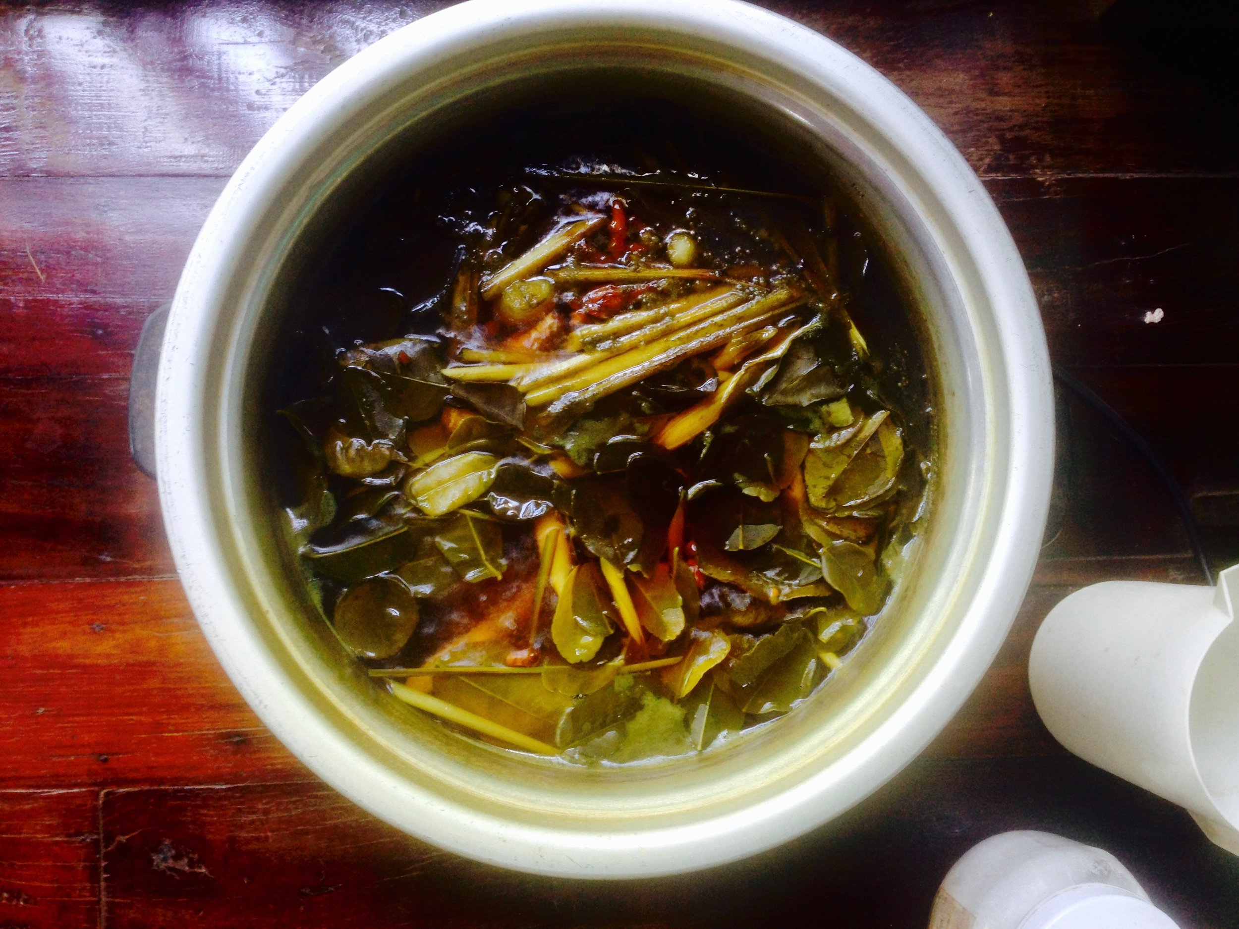 The spa staff brewed up daily lemongrass herbal aromatic steam, which I breathed in daily on my way to the detox counter 