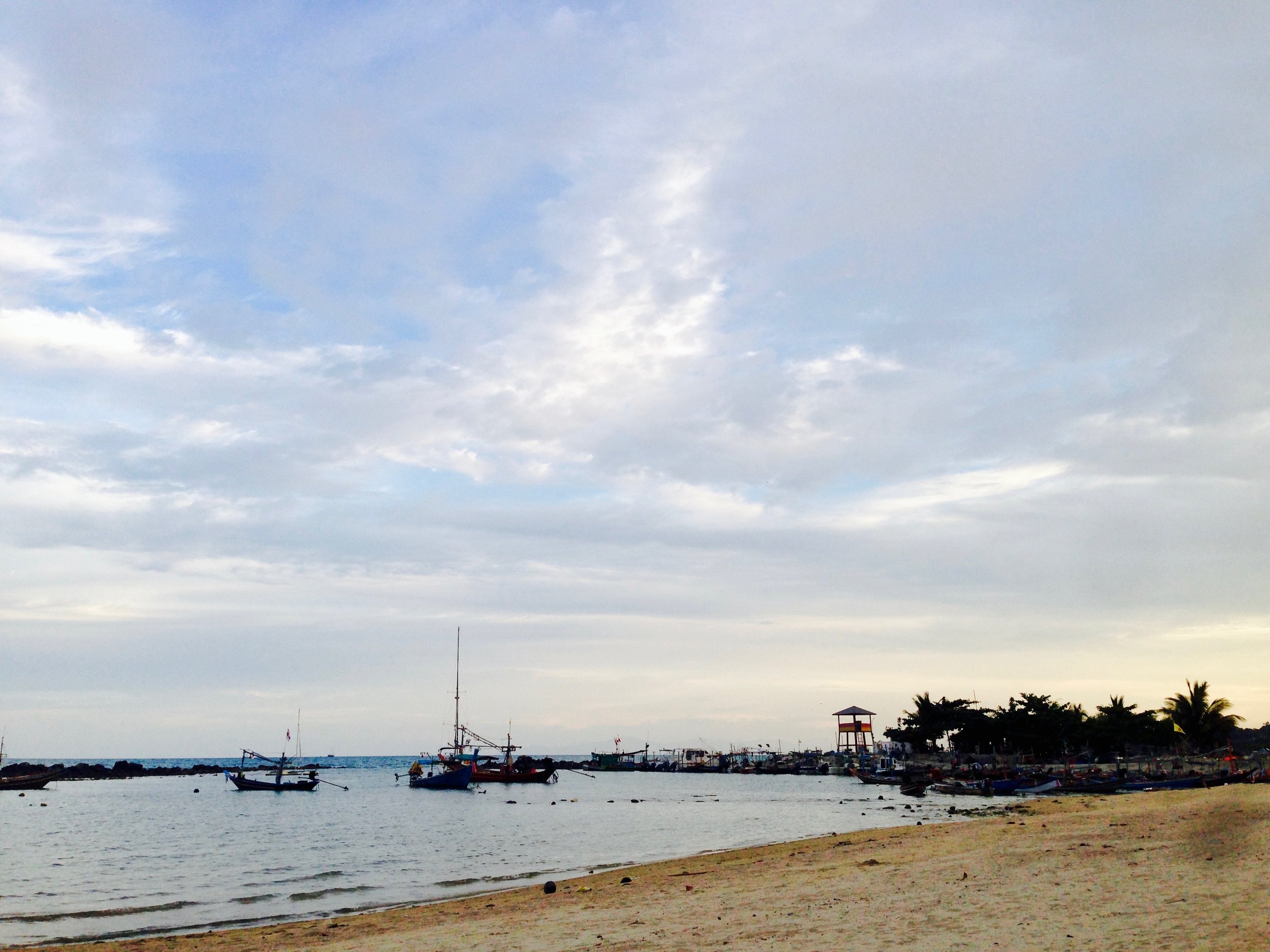Had me some long and short walks on the beach right outside the spa 