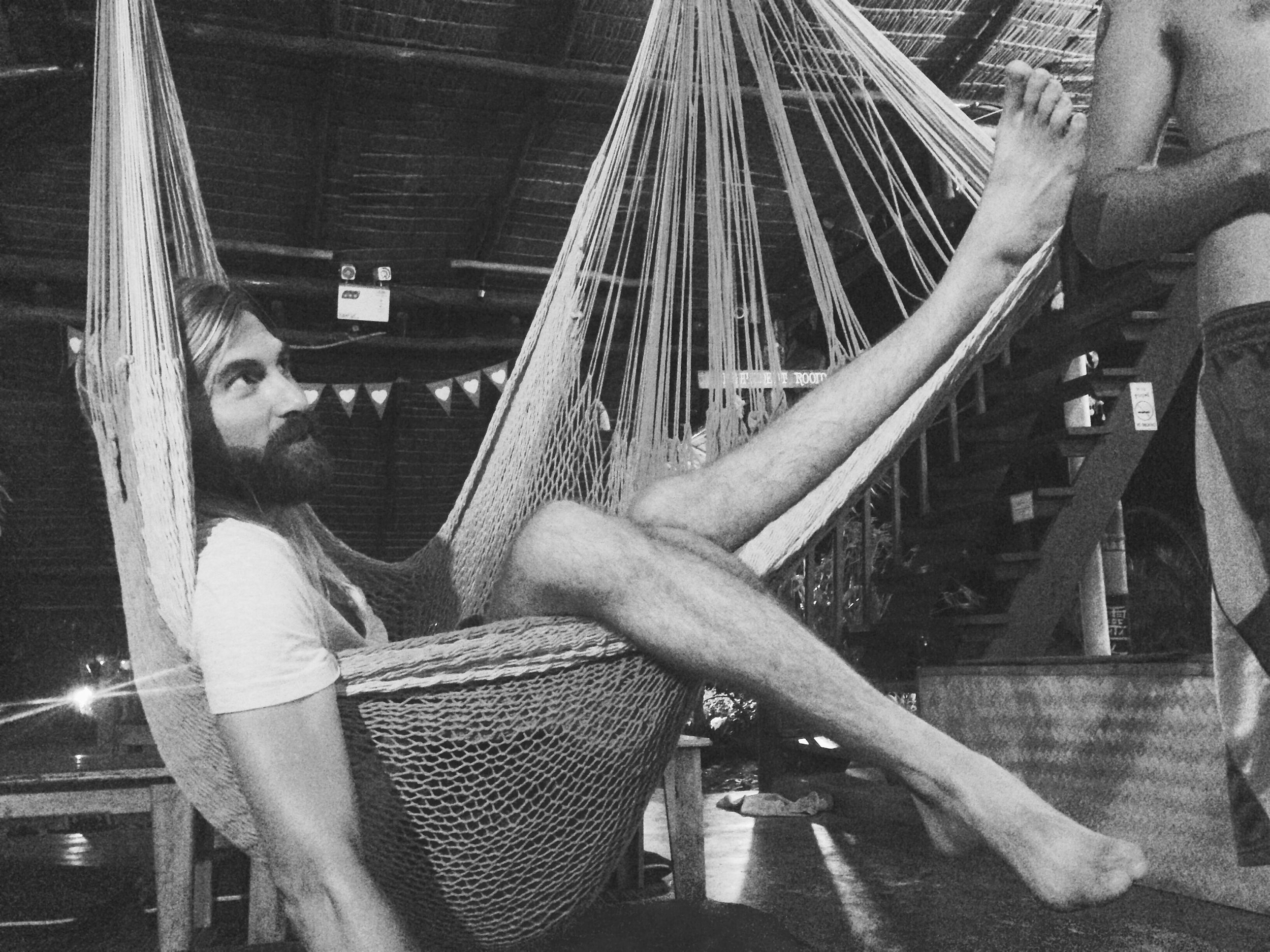 Rocking the hammock always 