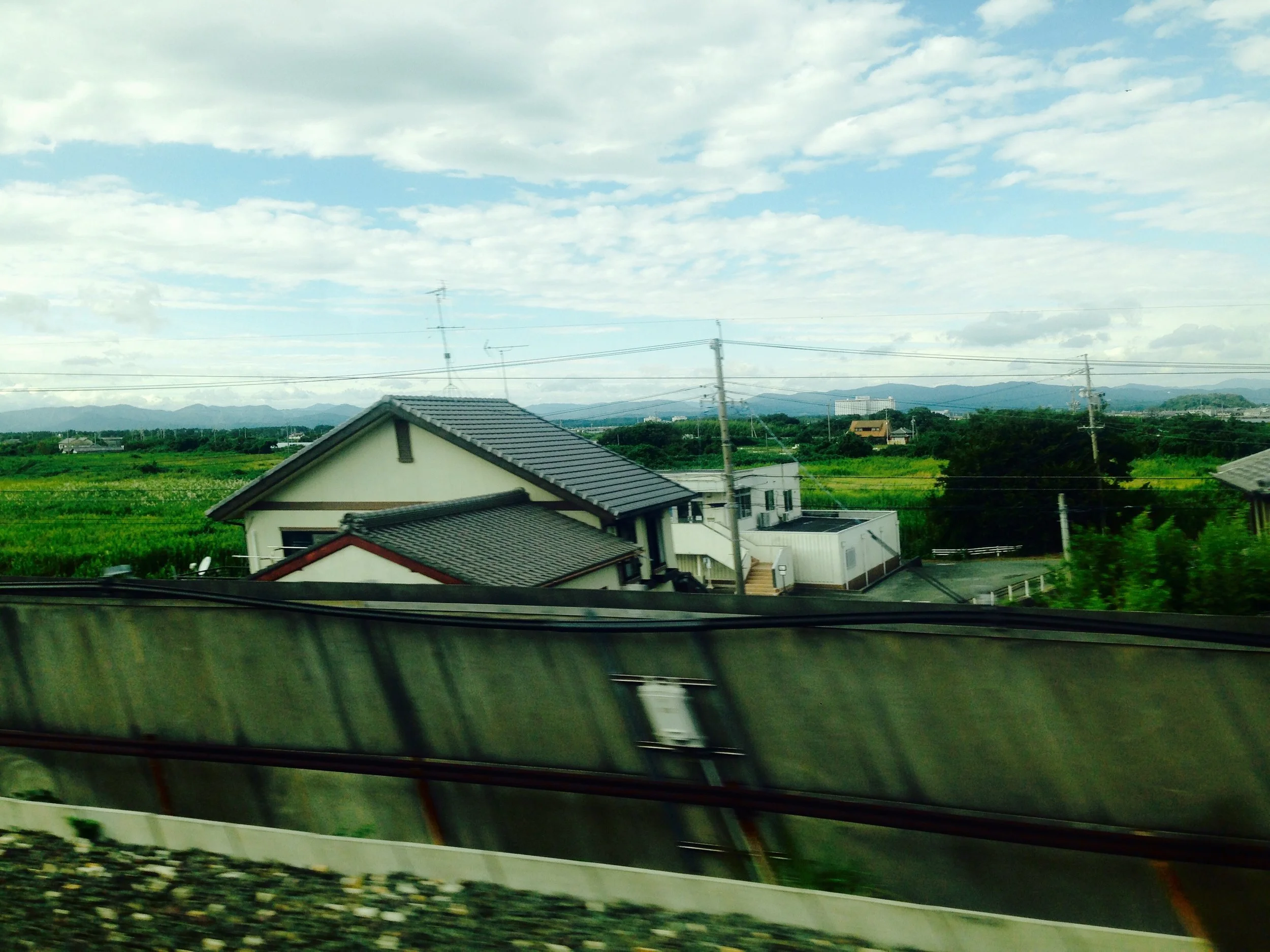Pocky in my mouth Riding on a bullet train Coming, Kyoto #haikuforyou