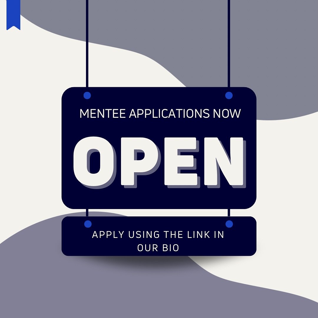 We are please to announce that due to high demand mentee applications have now been reopened. 

Applications will be open for 1 week, closing Wednesday 11th December. 

We are reopening  applications so that anyone who missed the original sign up and