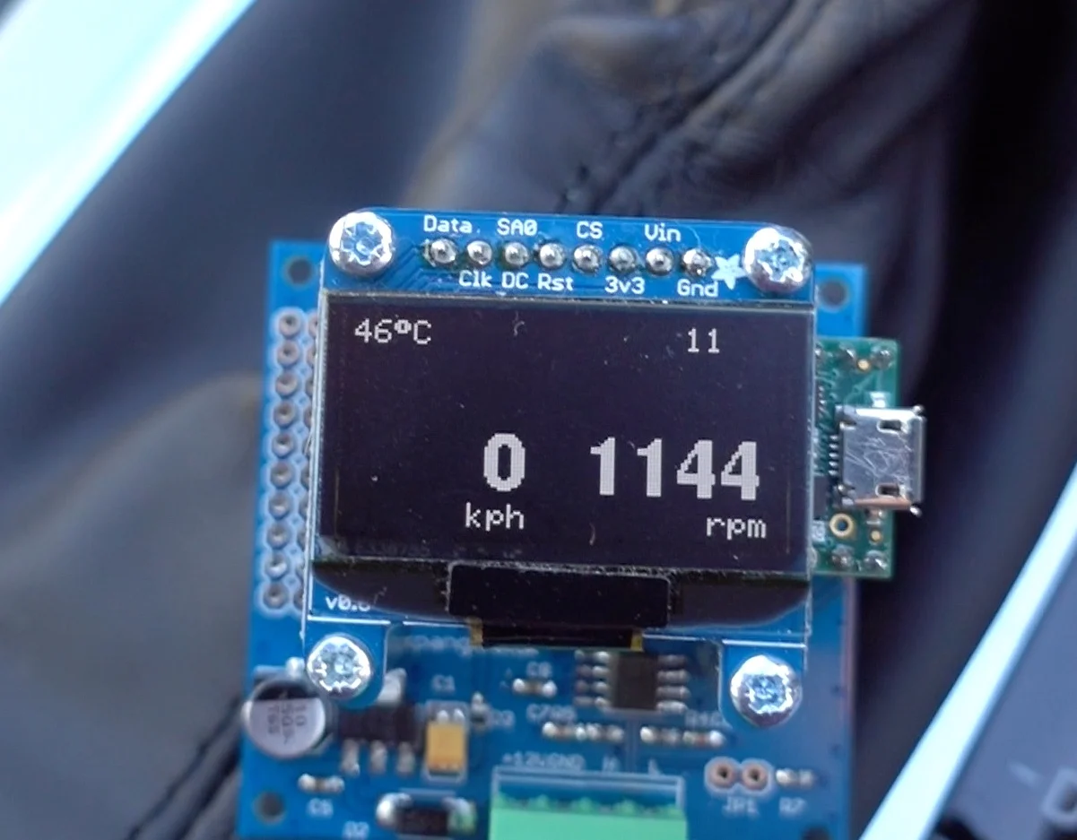 Teensy 3.2 CAN-Bus ECU Reader with OLED