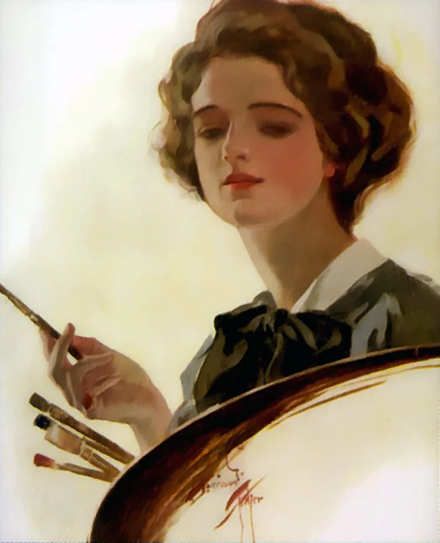 "Artist of the Everyday" by Harrison Fisher (1877-1934) 
