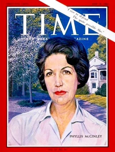 Phyllis McGinley on the cover of Time Magazine, June 18, 1965.