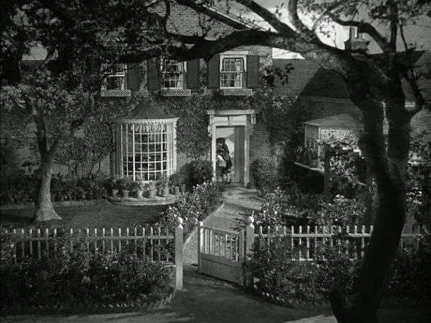 Some dream houses are only in the movies-- Mrs. Miniver's House from 1942, (built on the MGM lot)