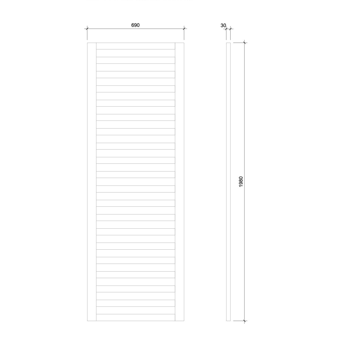 Bettrost Arve 70 cm