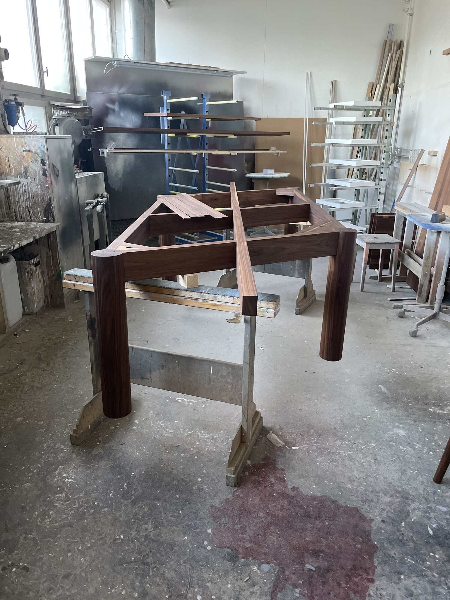 Holz Tischgestell Unterbau