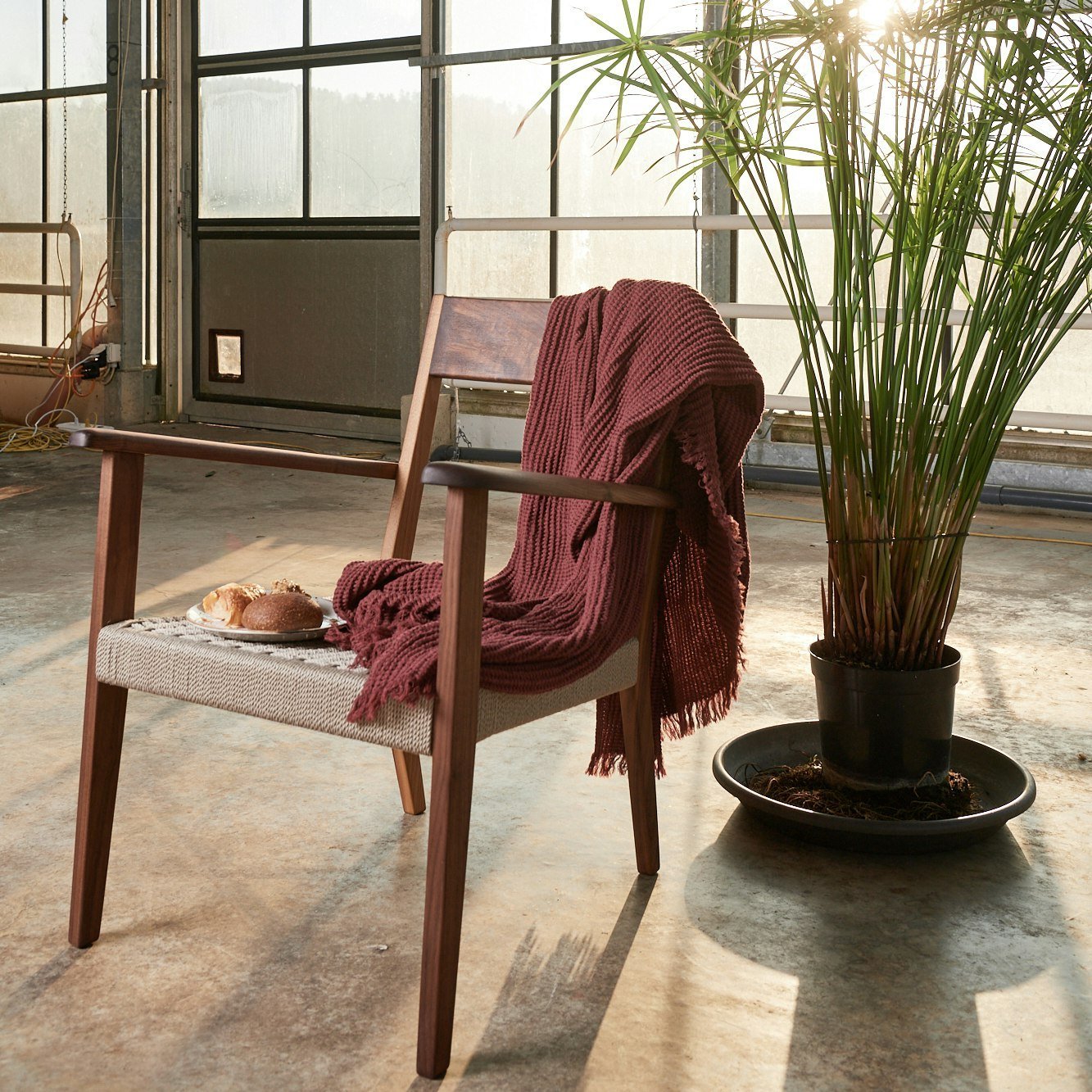 Der Greenhouselounger beim Fotoshoot von #lavie.

Foto: @rueeedi Fl&uuml;ck
Bettw&auml;sche: @lavie_hometextiles