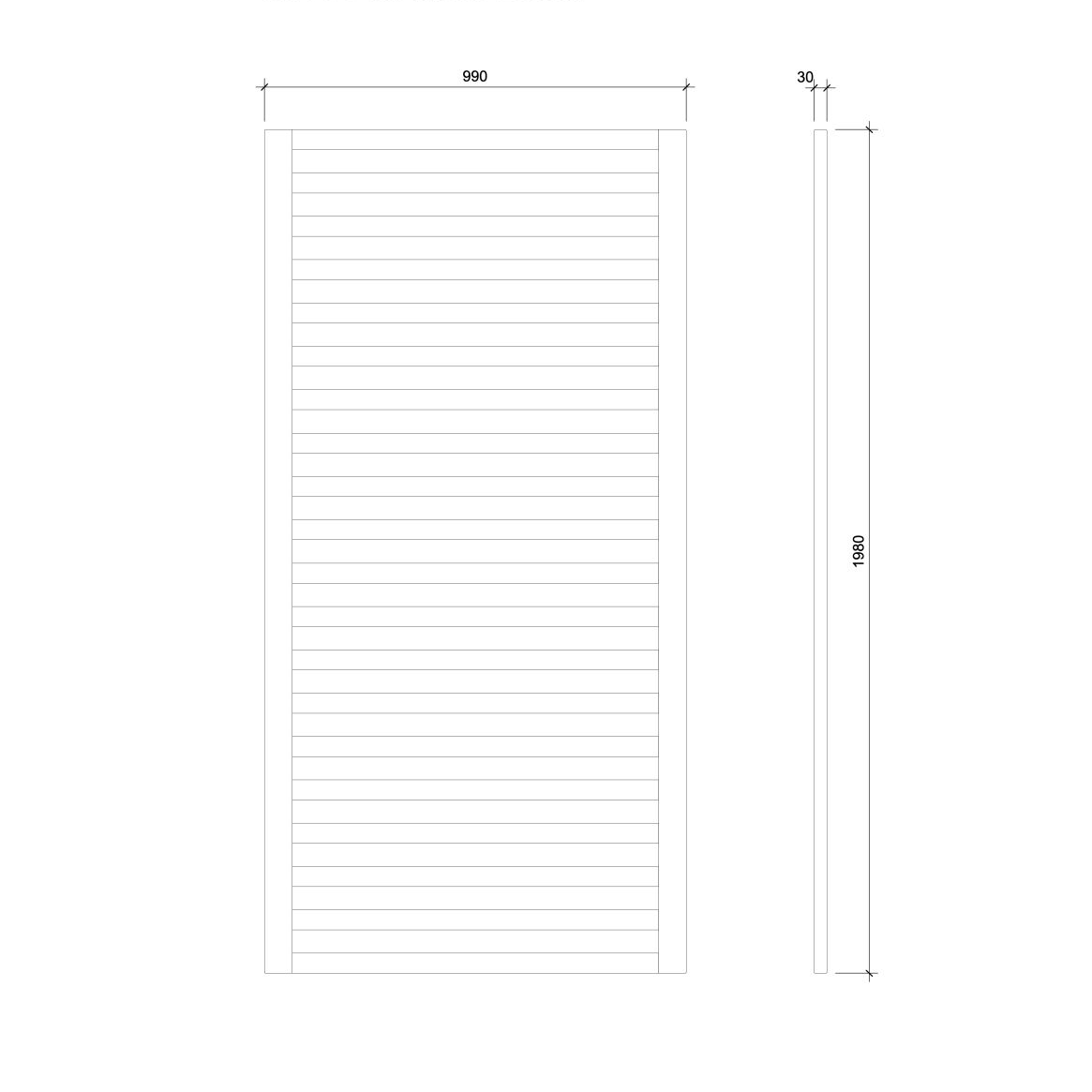 Bettrost Arve 100 cm