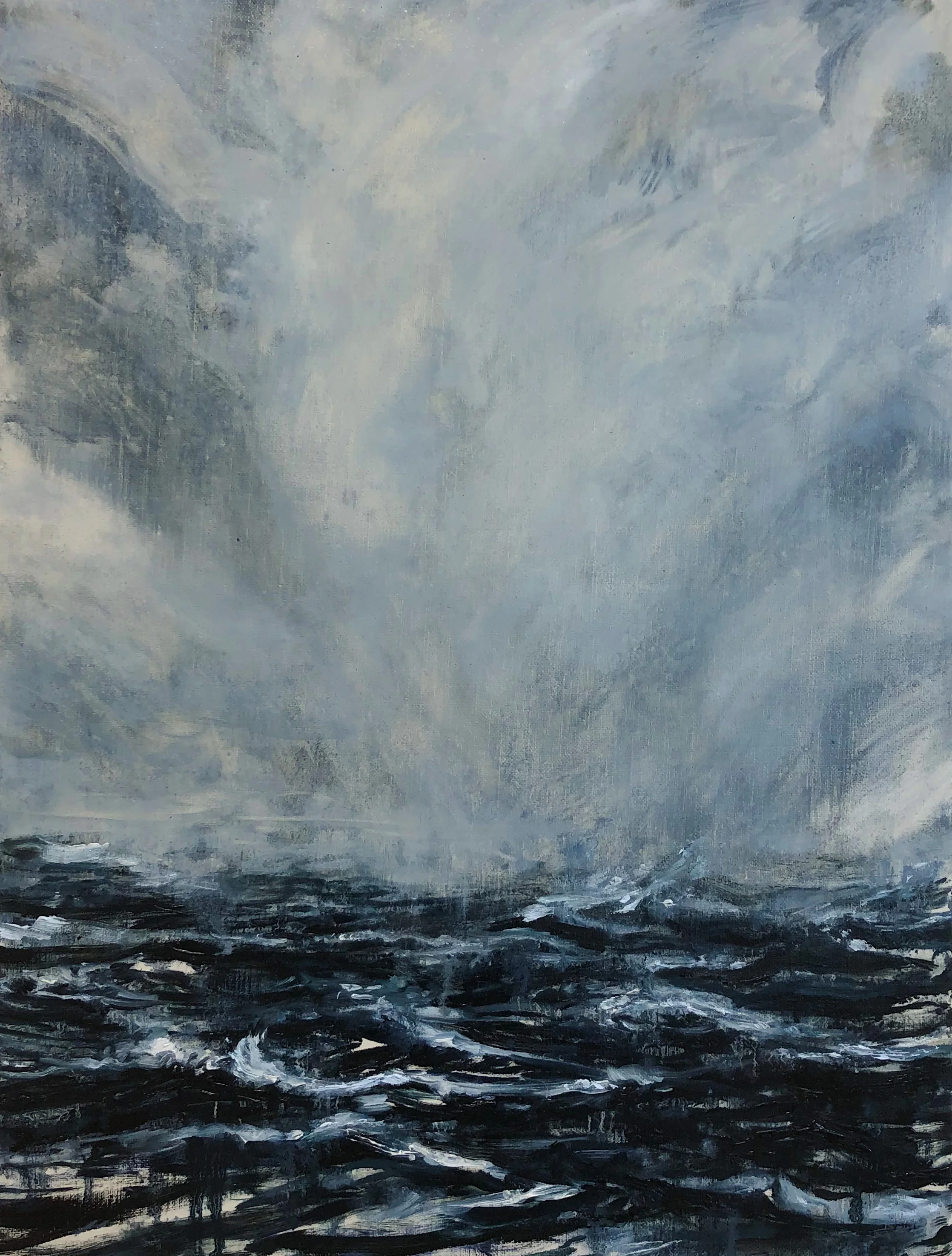 "Bereft" - 18 in x 24 in oil on linen canvas