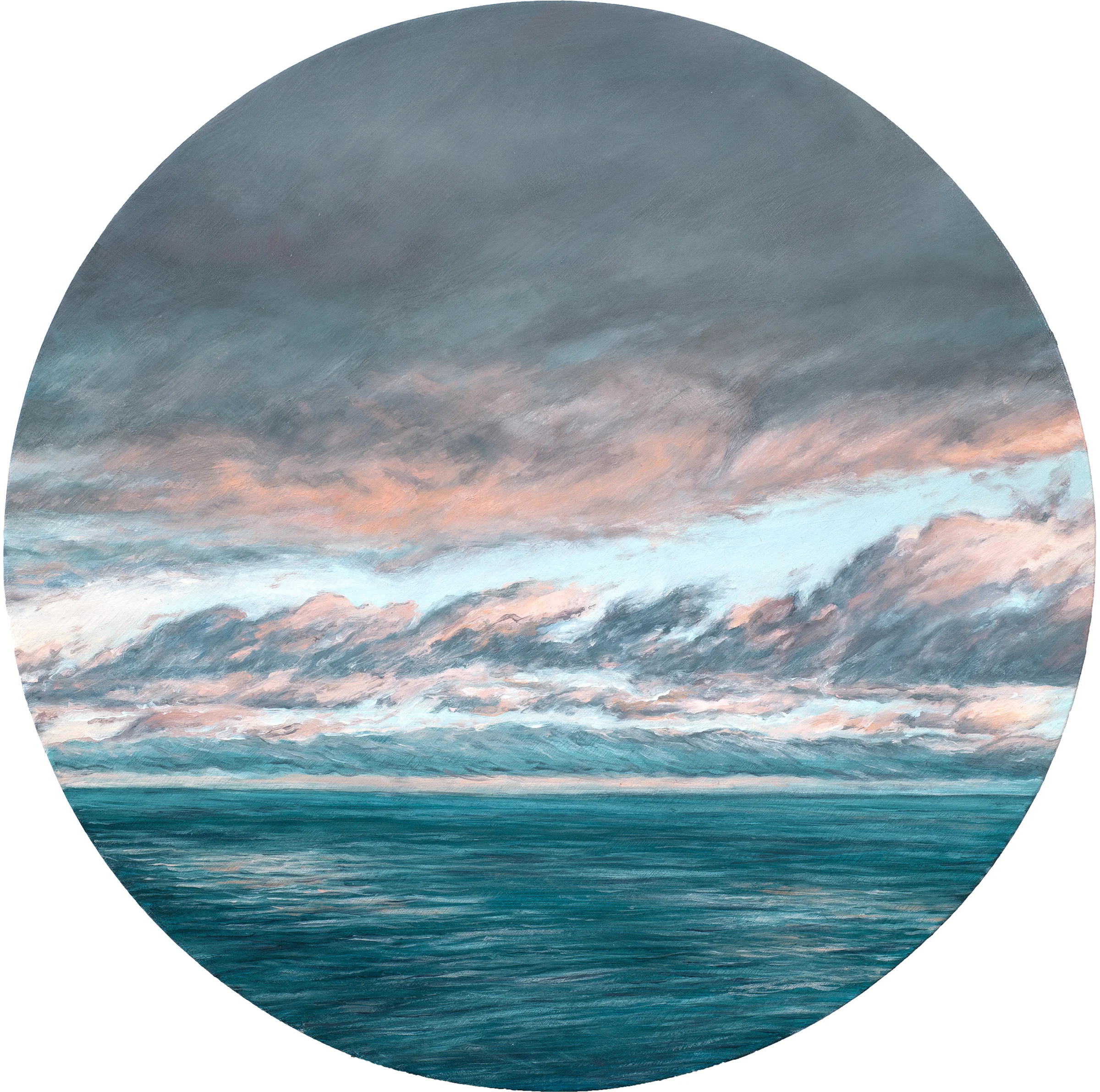 "Window 01: Playing with Pastels" | 12" oil on wood panel