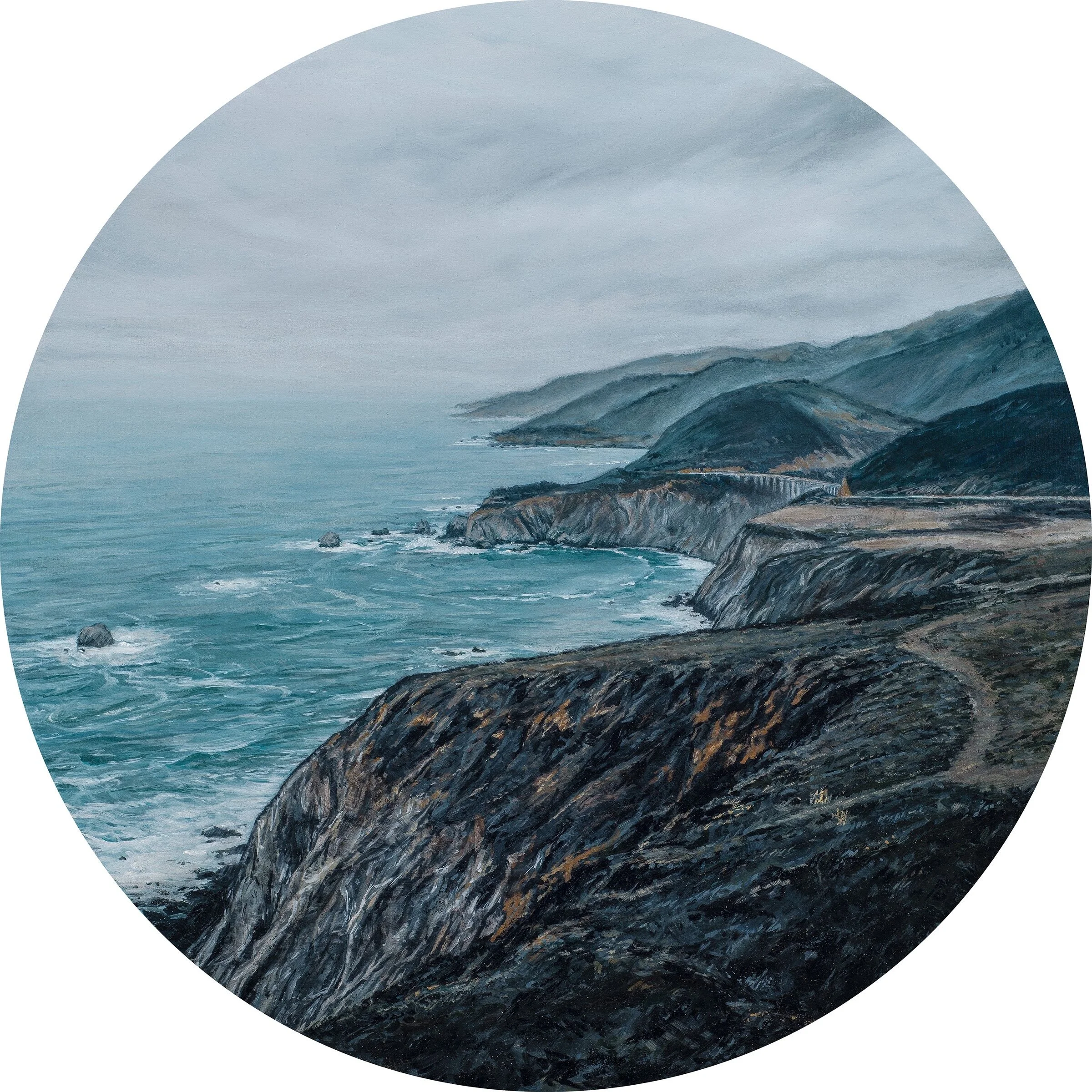 Window 11: Arrival | 24" oil on wood panel