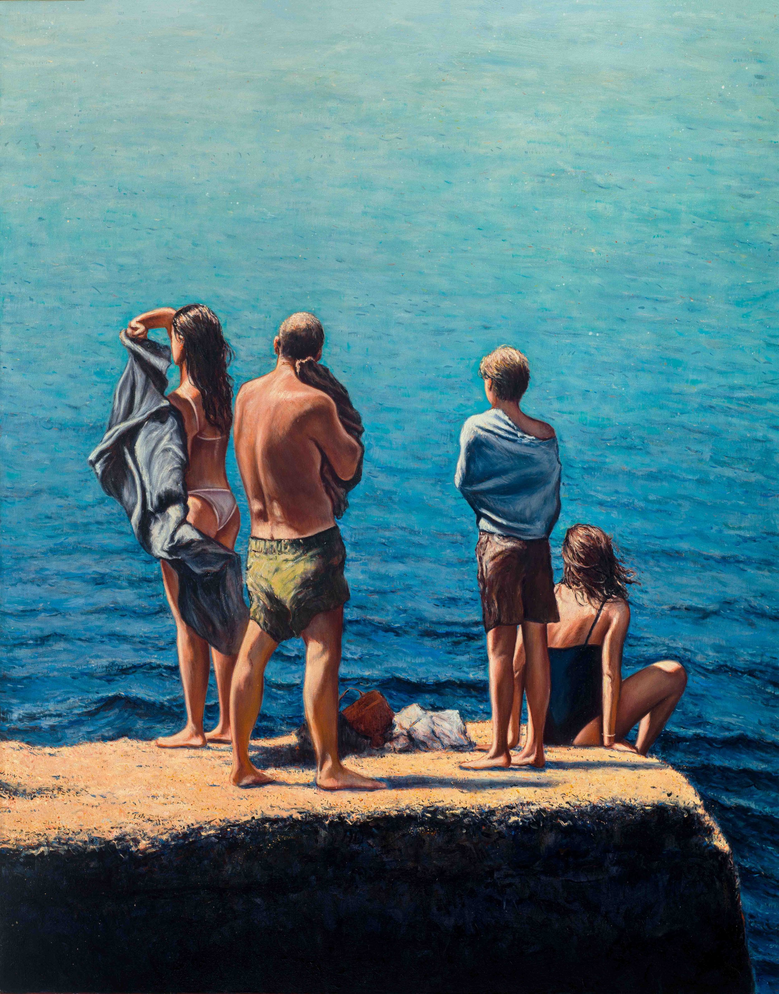 "As We Were" | 60 x 48 in oil on canvas | 2023