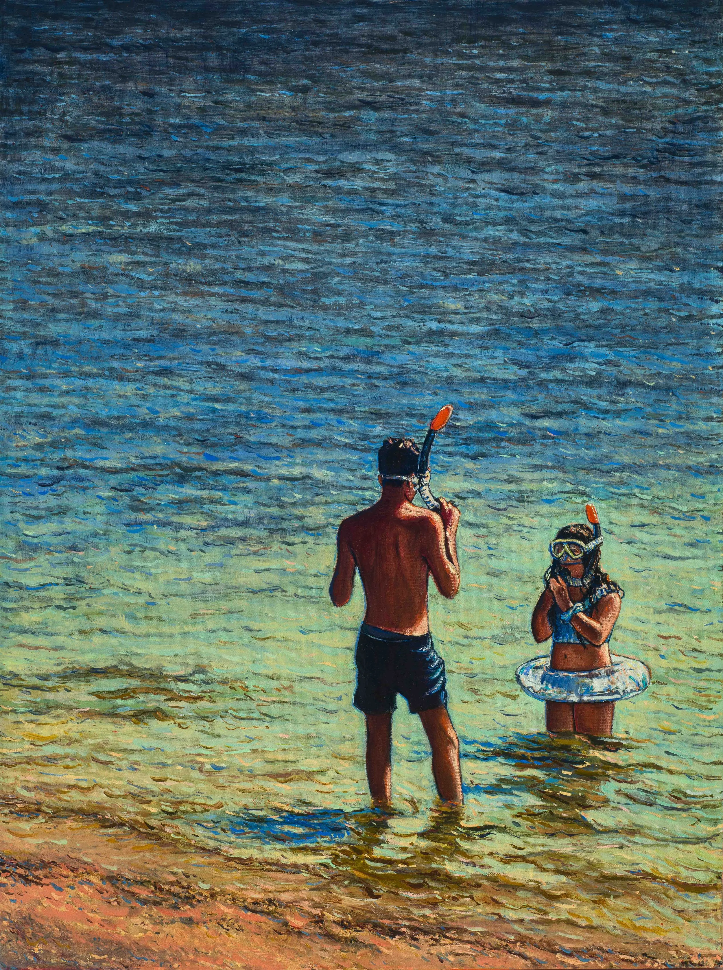 "Little Fish" | 32 x 24 in oil on canvas | 2023