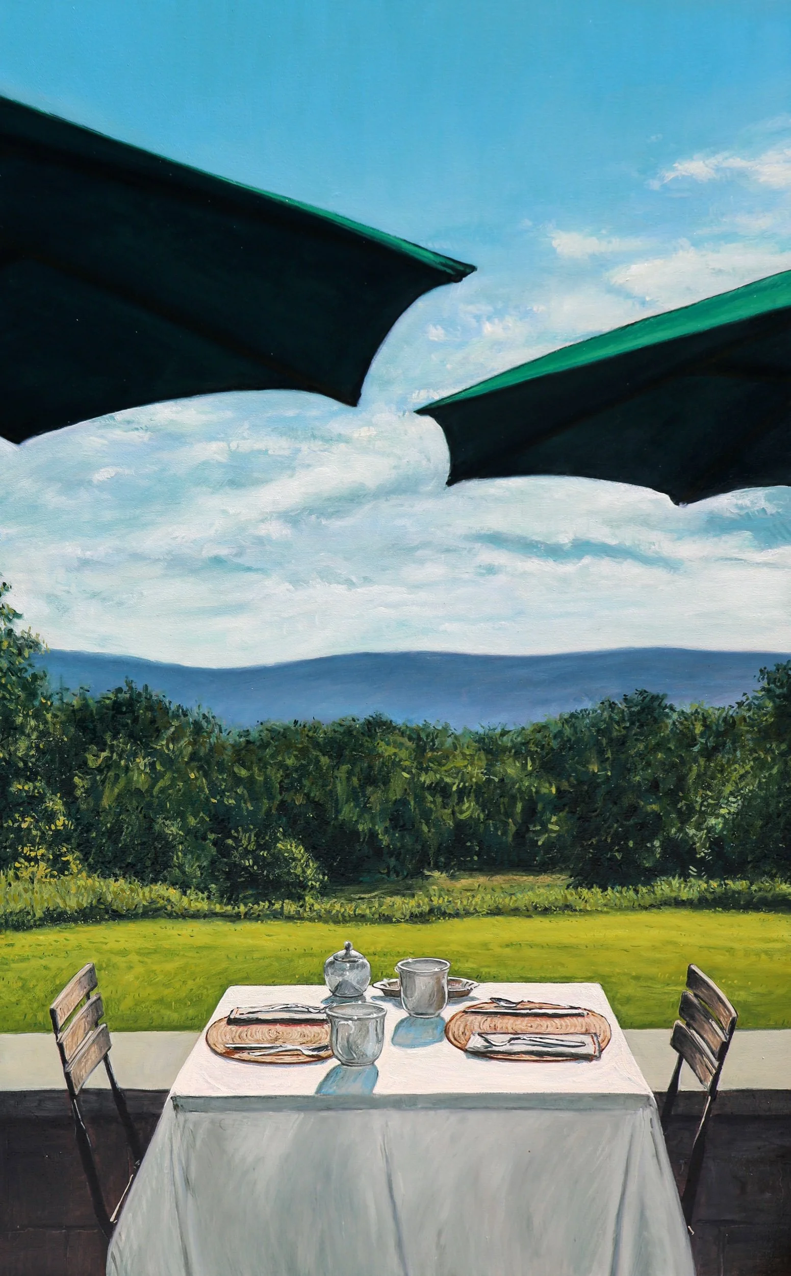 “Table for Two” | 48 x 30 in oil on canvas
